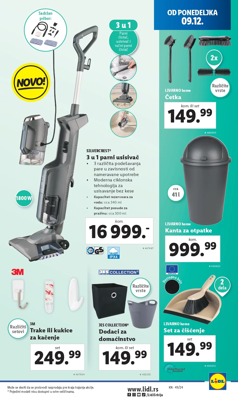 Lidl katalog NEPREHRANA 5-11.12.2024.