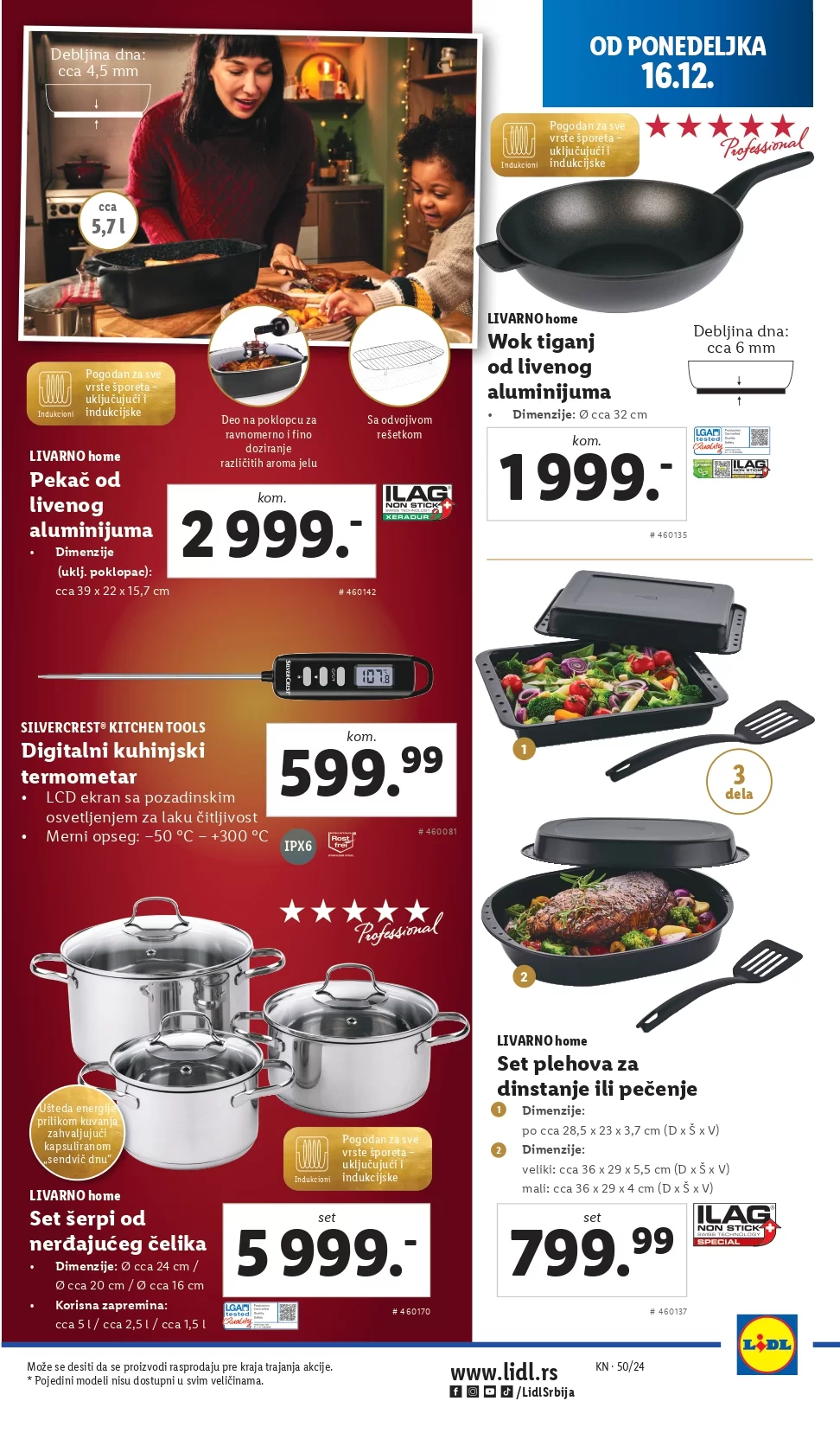 Lidl katalog NEPREHRANA 12-18.12.2024.