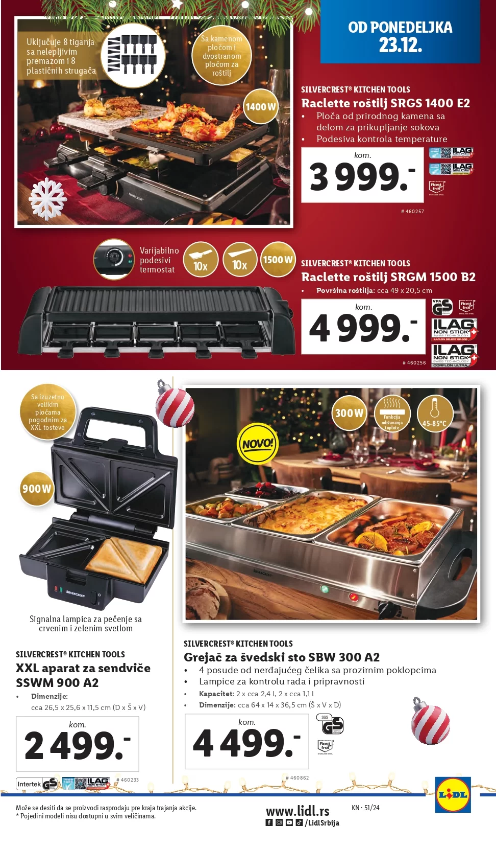 Lidl katalog NEPREHRANA 19-25.12.2024.