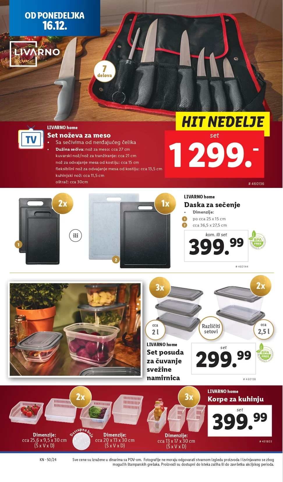 Lidl katalog NEPREHRANA 12-18.12.2024.