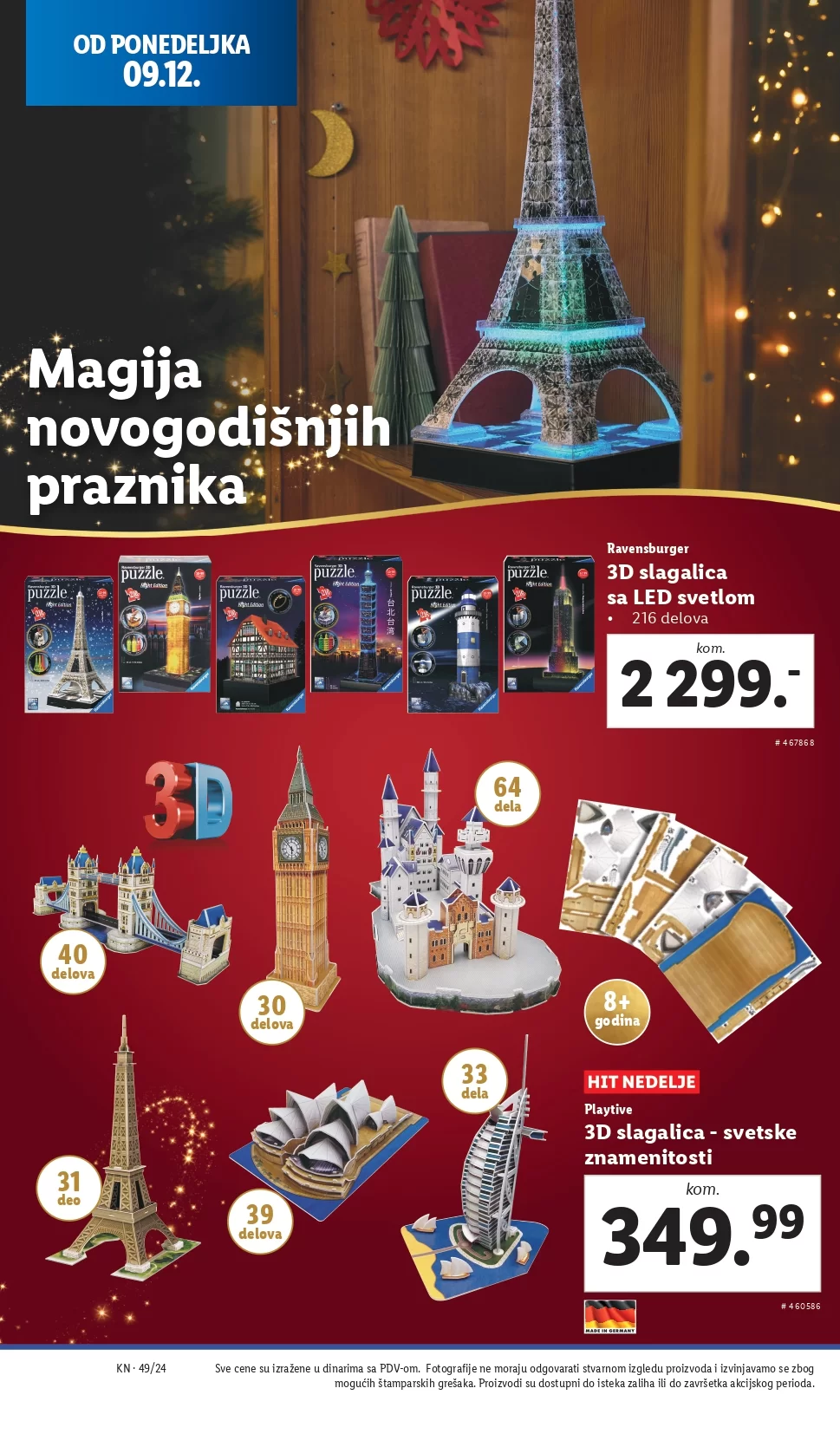 Lidl katalog NEPREHRANA 5-11.12.2024.