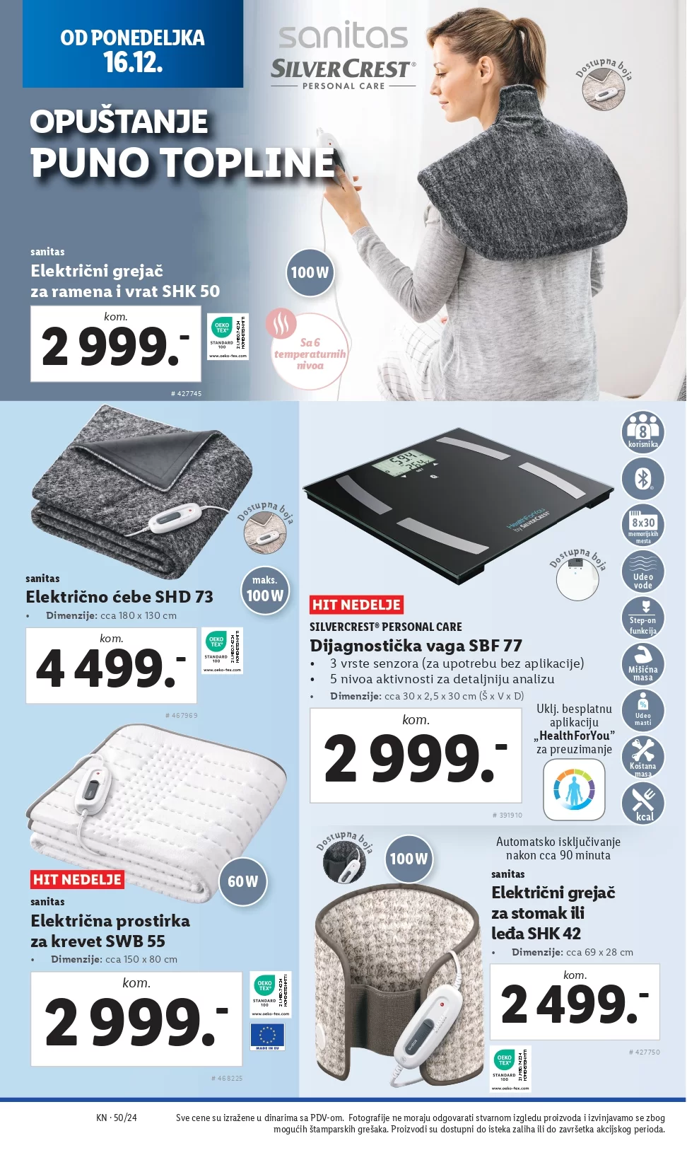 Lidl katalog NEPREHRANA 12-18.12.2024.