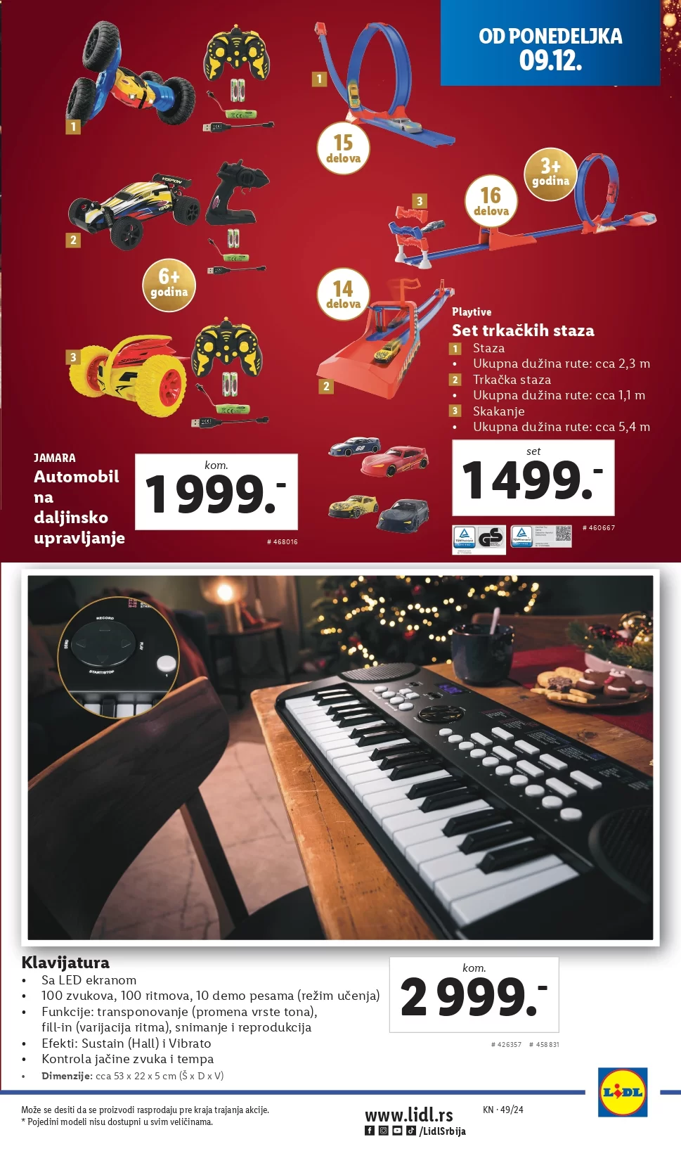 Lidl katalog NEPREHRANA 5-11.12.2024.