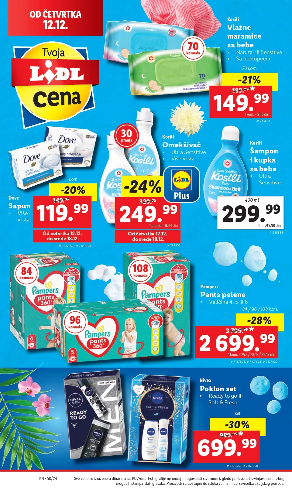 Lidl katalog PREHRANA 12-18.12.2024.