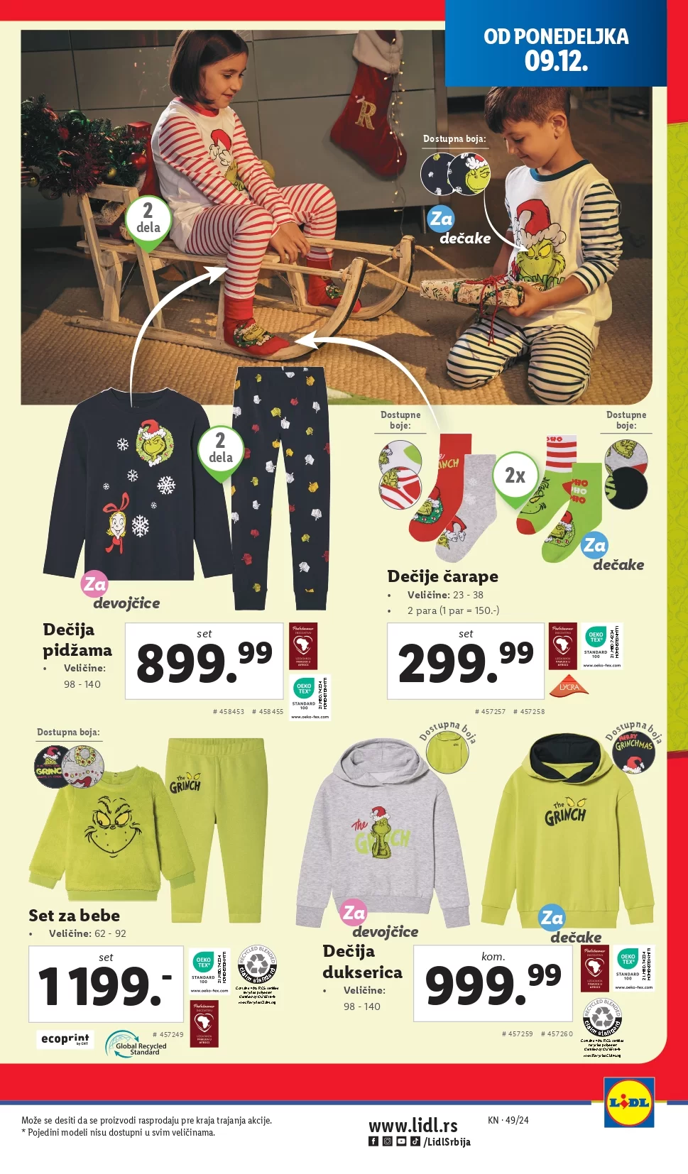 Lidl katalog NEPREHRANA 5-11.12.2024.