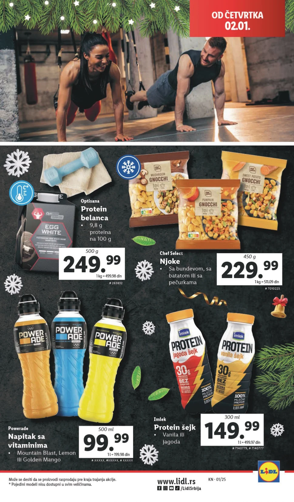 Lidl katalog PREHRANA 2-8.1.2025.