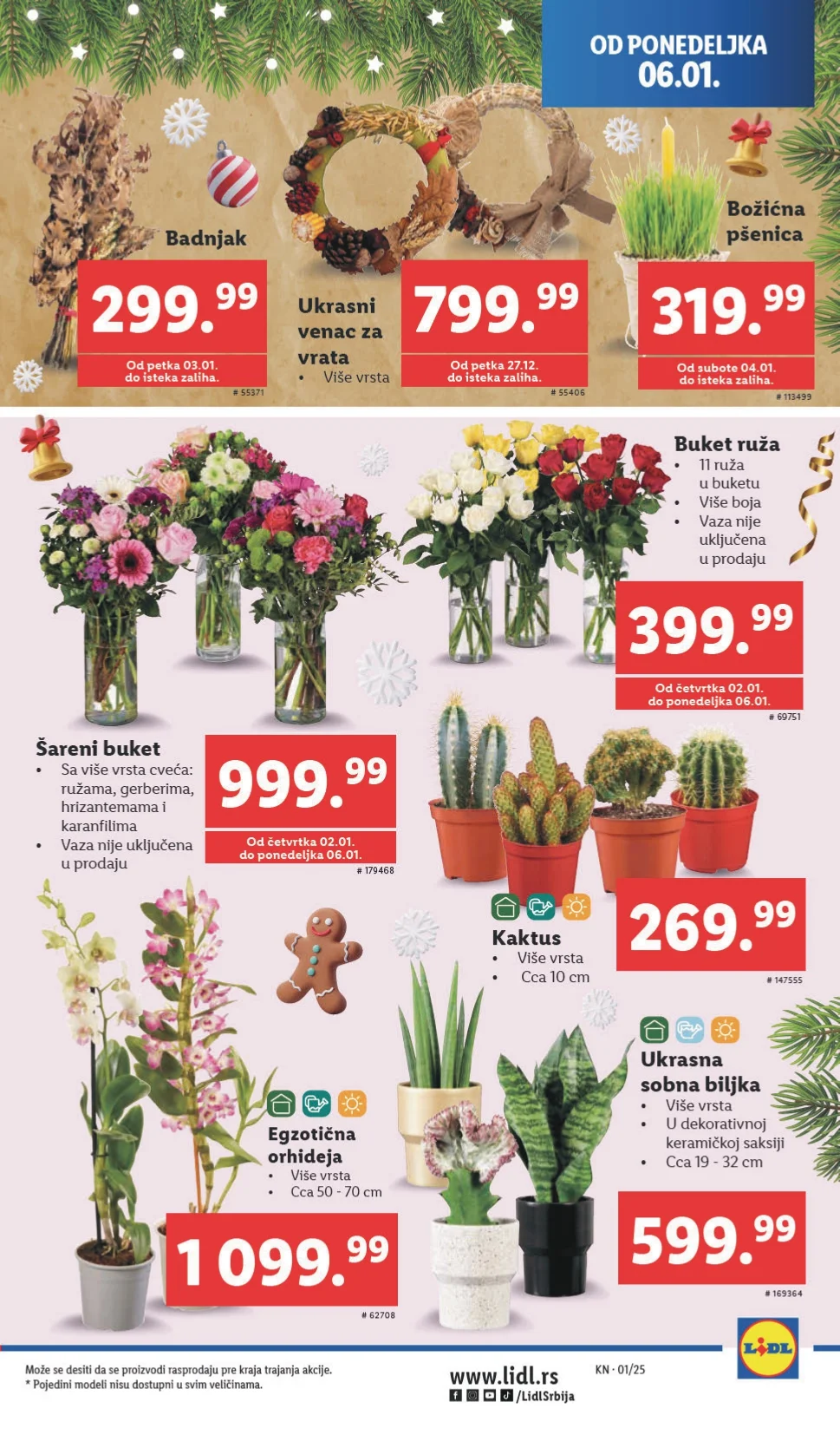 Lidl katalog PREHRANA 2-8.1.2025.