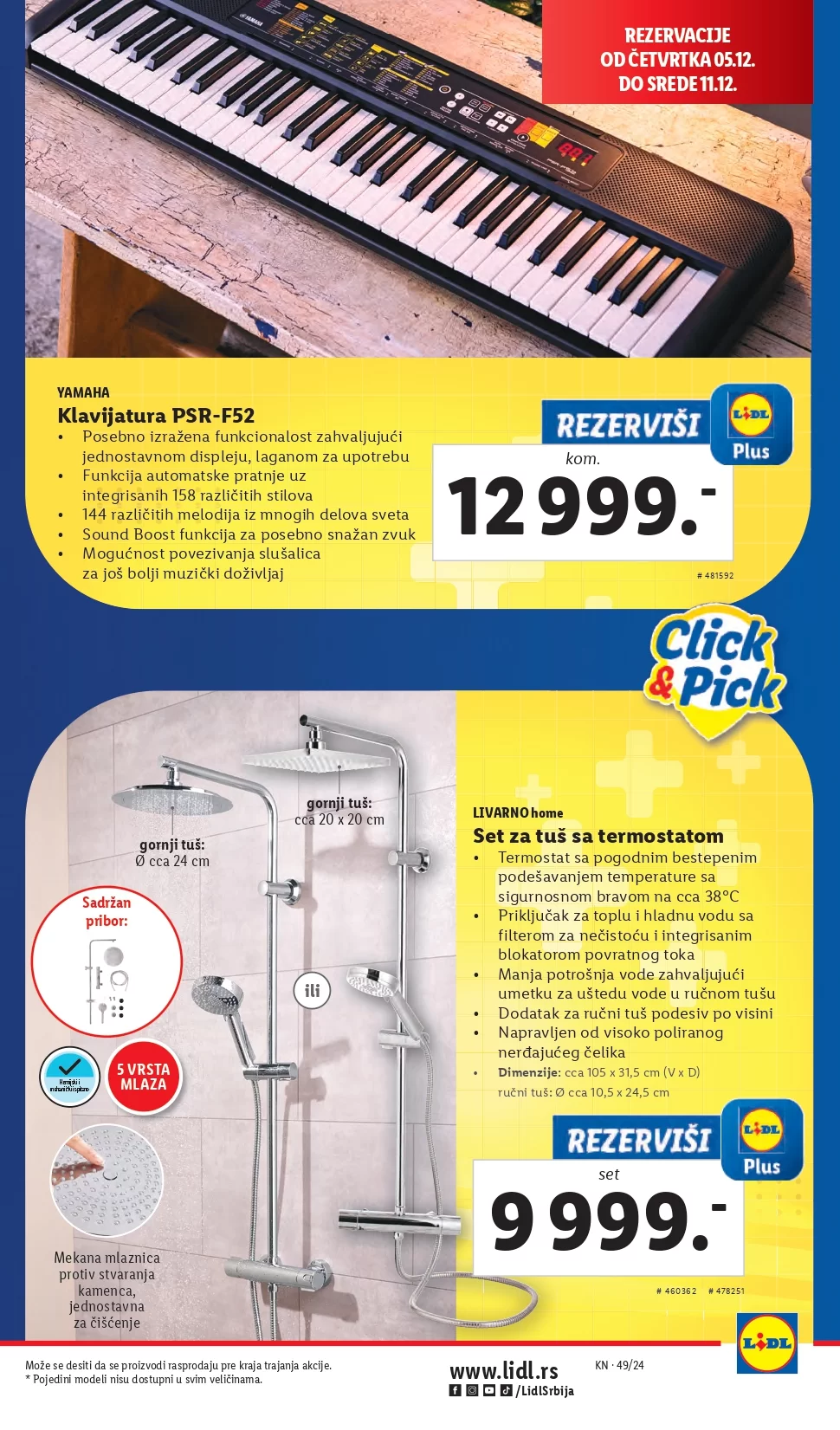 Lidl katalog PREHRANA 5-11.12.2024.