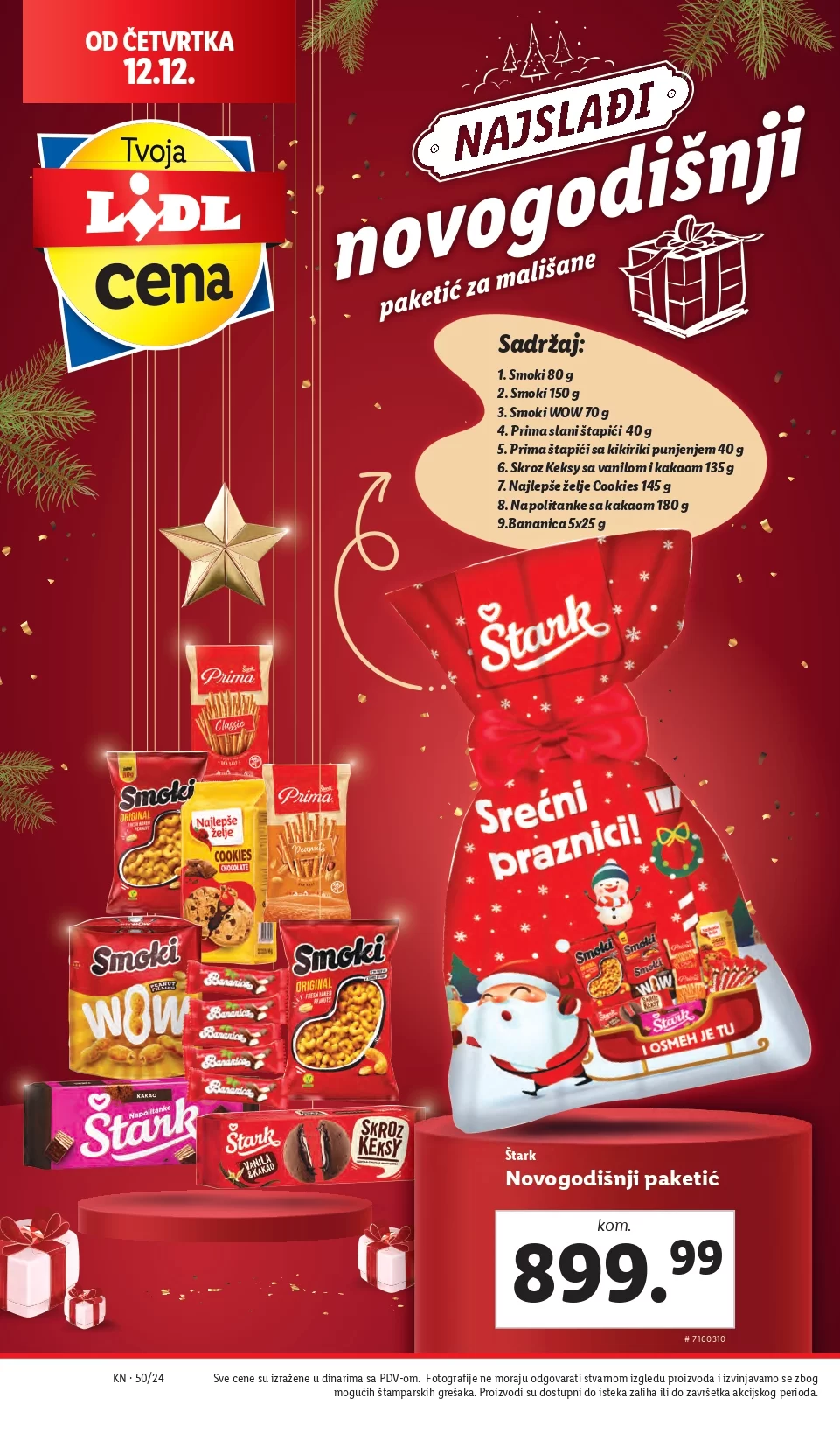 Lidl katalog PREHRANA 12-18.12.2024.