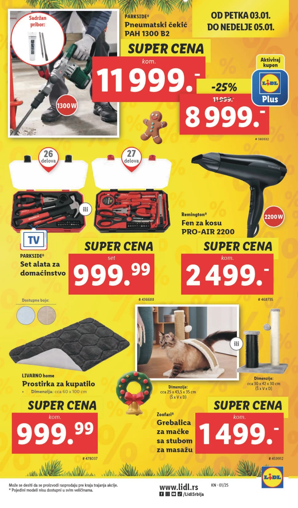 Lidl katalog PREHRANA 2-8.1.2025.