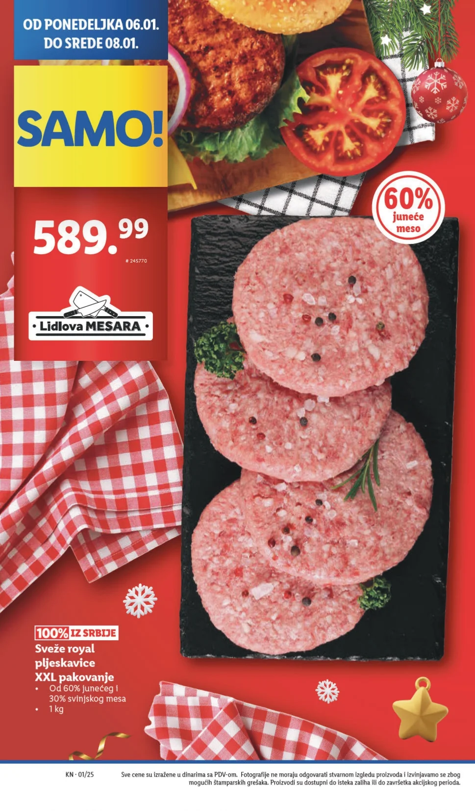 Lidl katalog PREHRANA 2-8.1.2025.