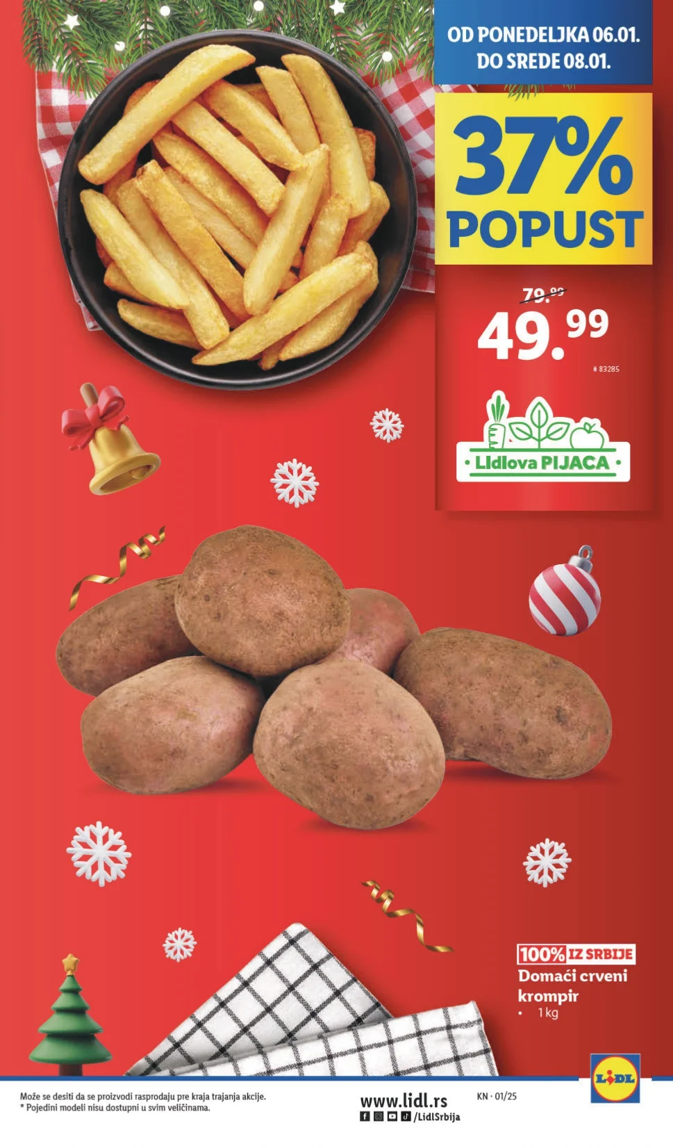Lidl katalog PREHRANA 2-8.1.2025.