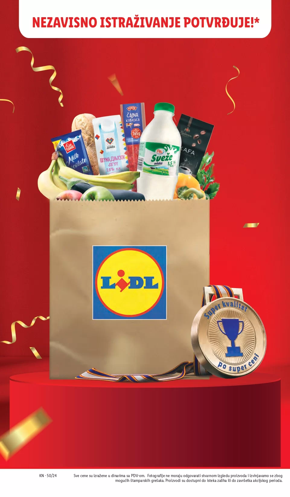Lidl katalog PREHRANA 12-18.12.2024.