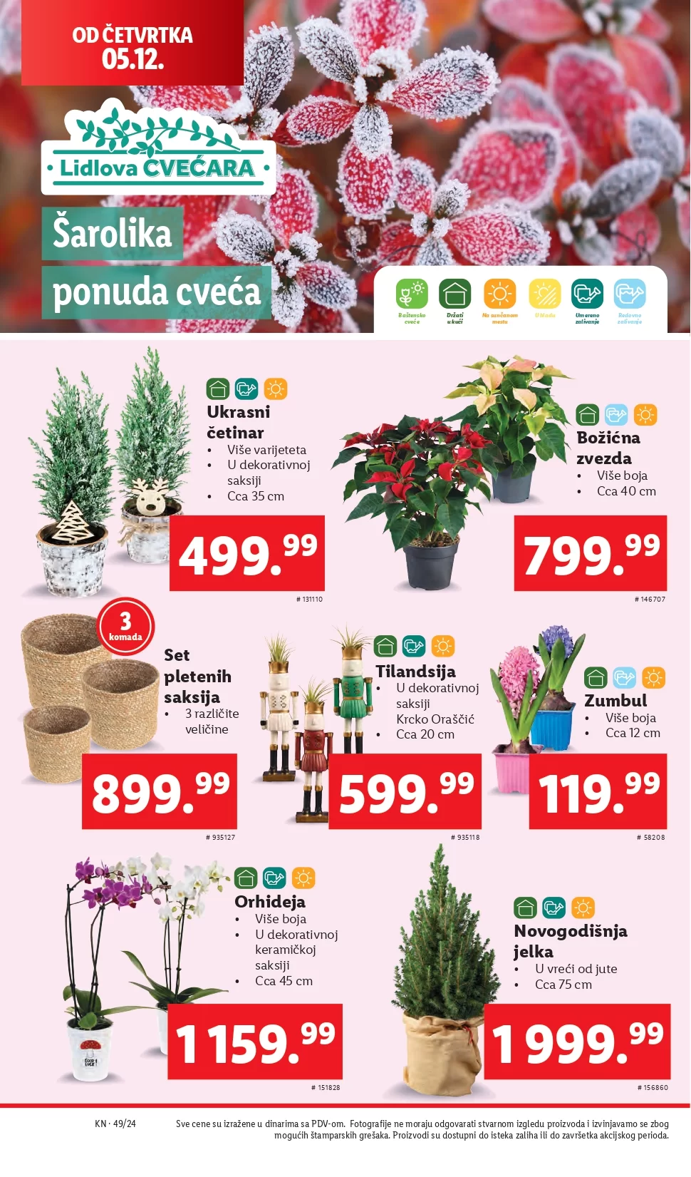 Lidl katalog PREHRANA 5-11.12.2024.