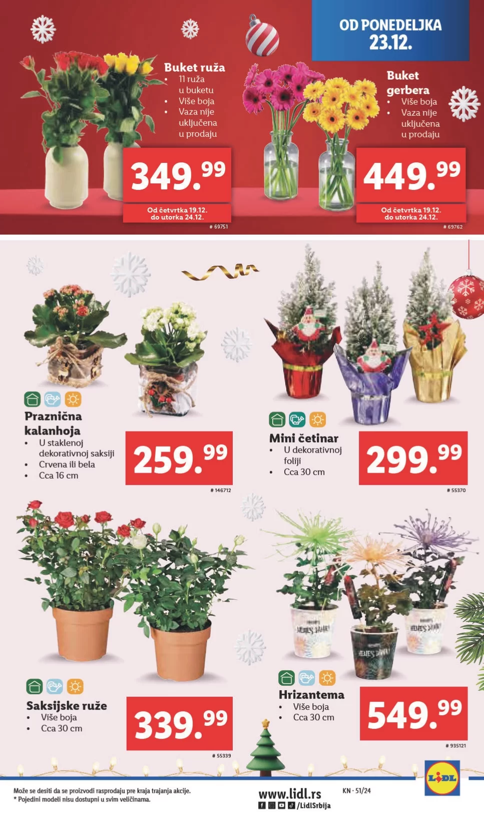 Lidl katalog PREHRANA 19-25.12.2024.