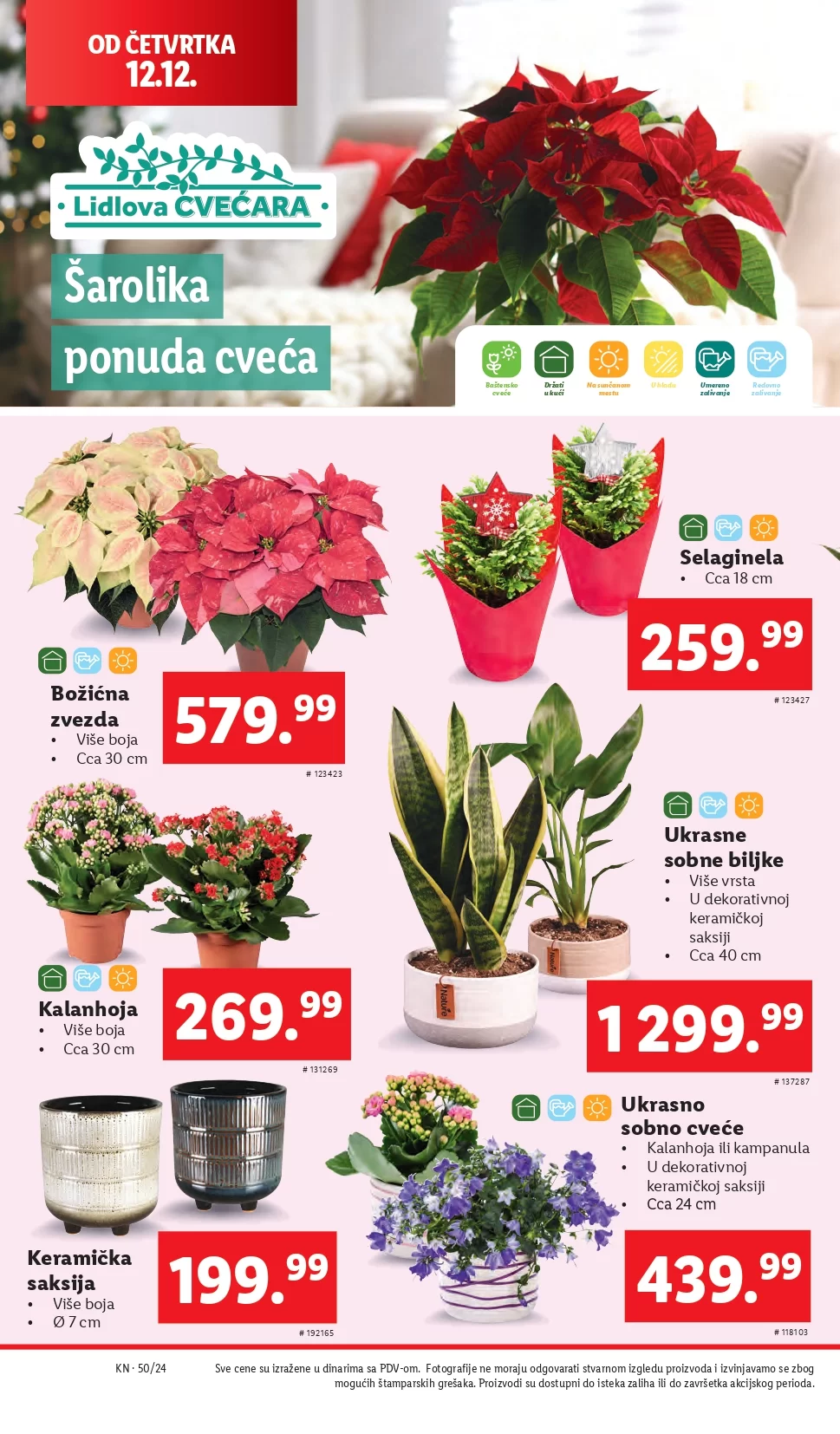 Lidl katalog PREHRANA 12-18.12.2024.