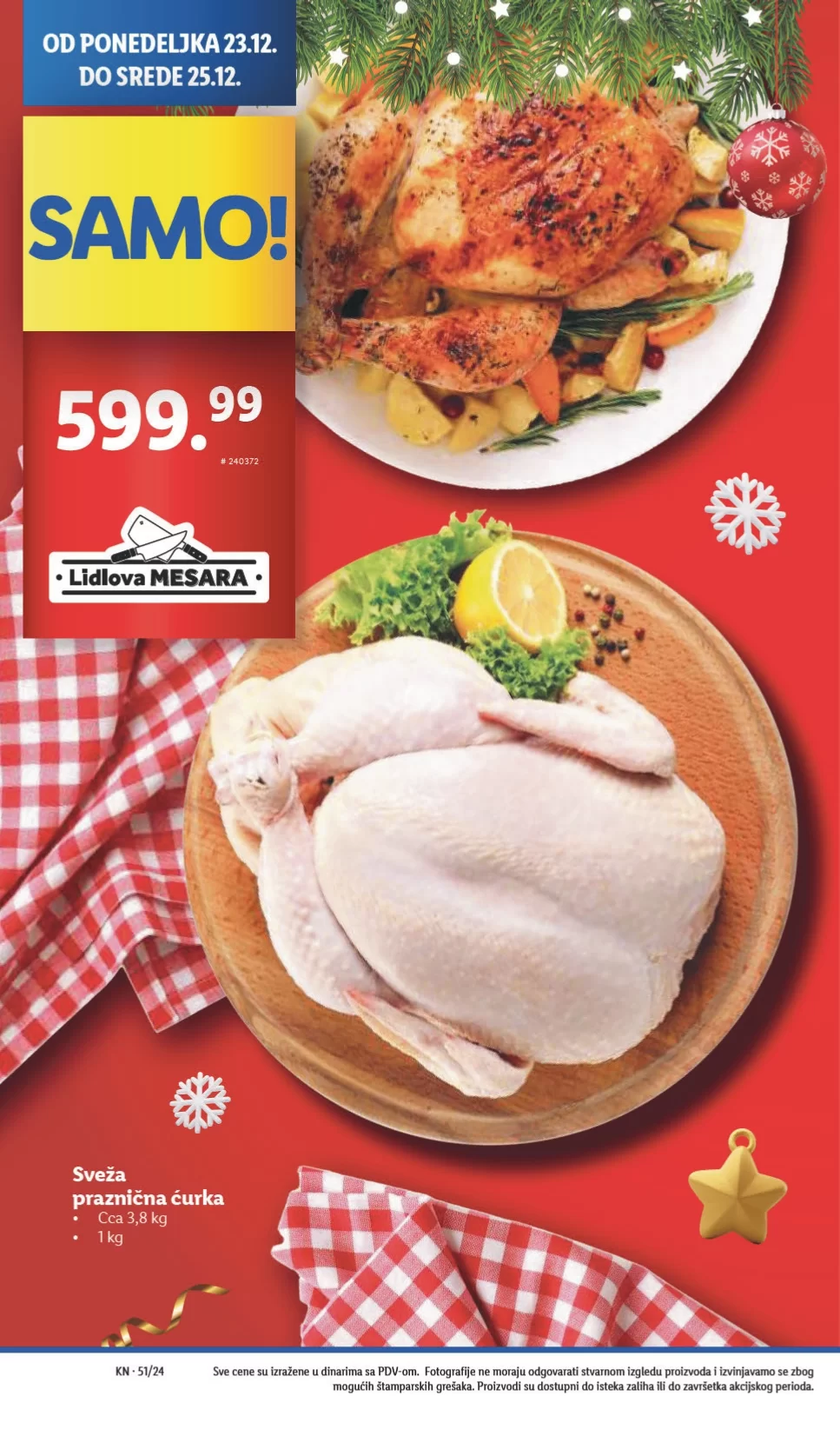 Lidl katalog PREHRANA 19-25.12.2024.