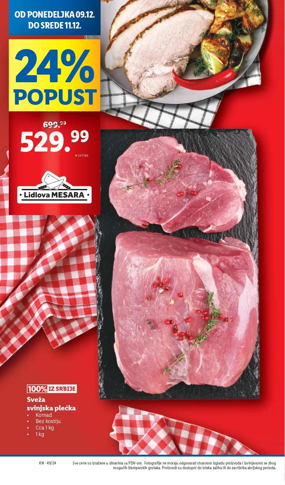 Lidl katalog PREHRANA 5-11.12.2024.