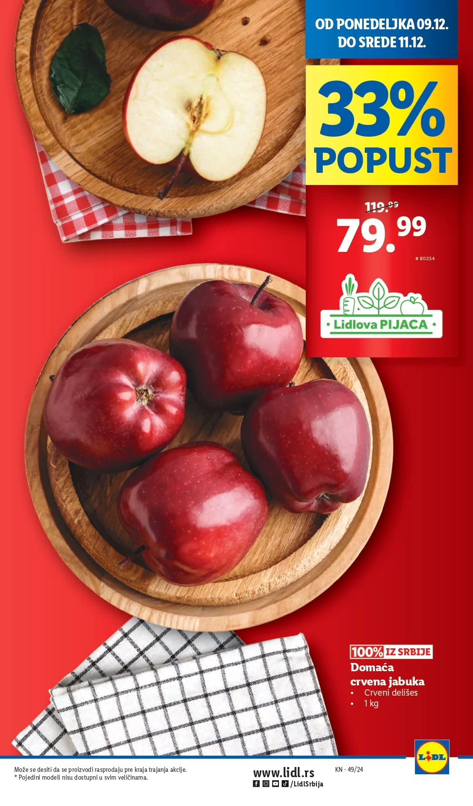 Lidl katalog PREHRANA 5-11.12.2024.