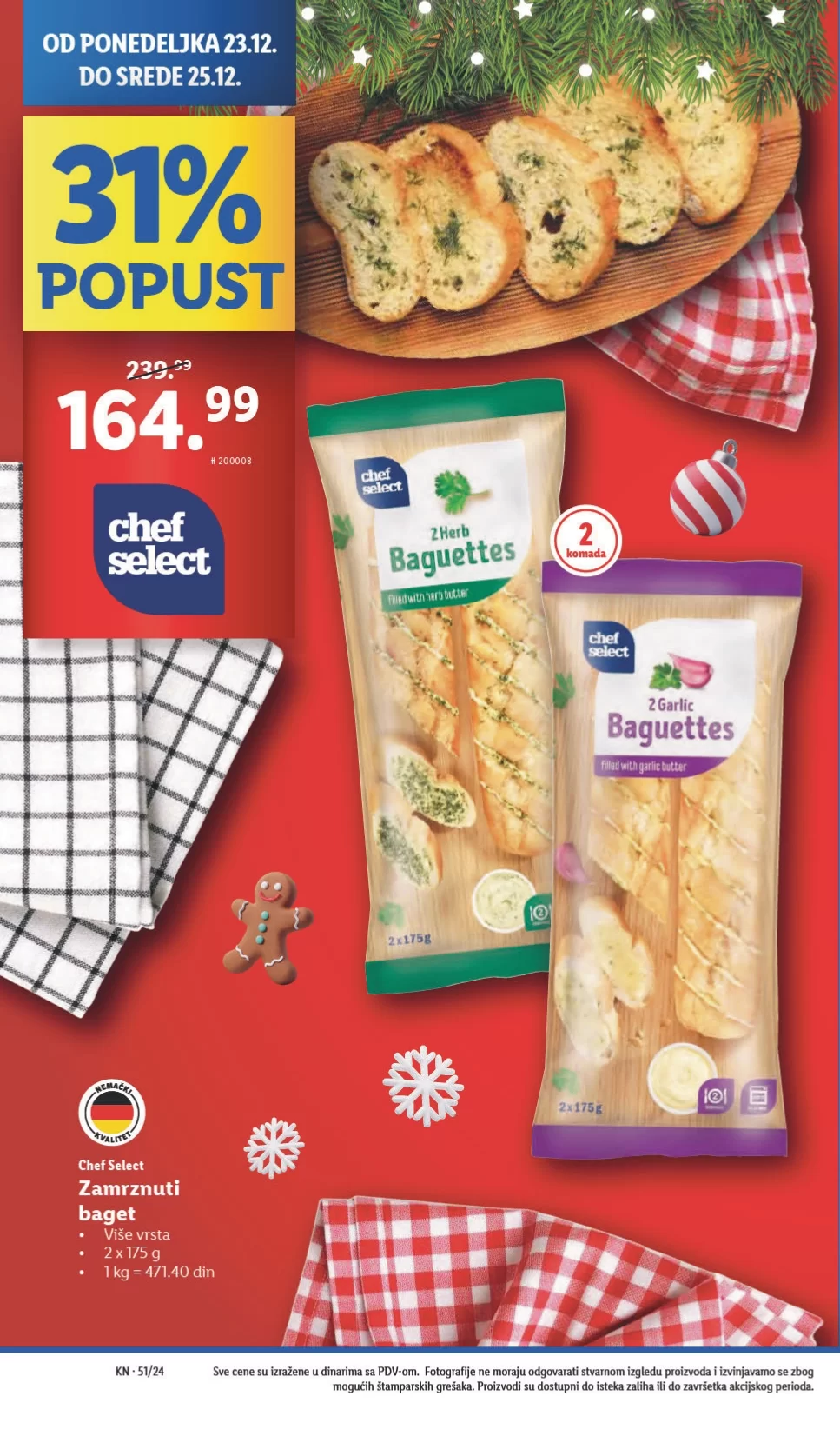 Lidl katalog PREHRANA 19-25.12.2024.