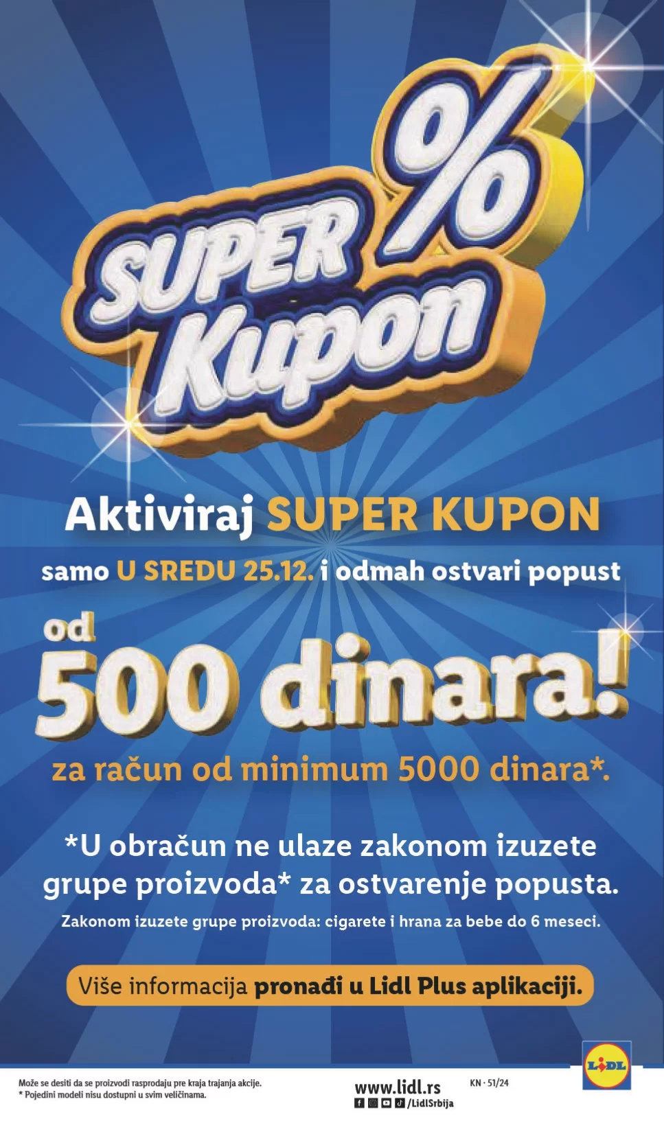 Lidl katalog PREHRANA 19-25.12.2024.