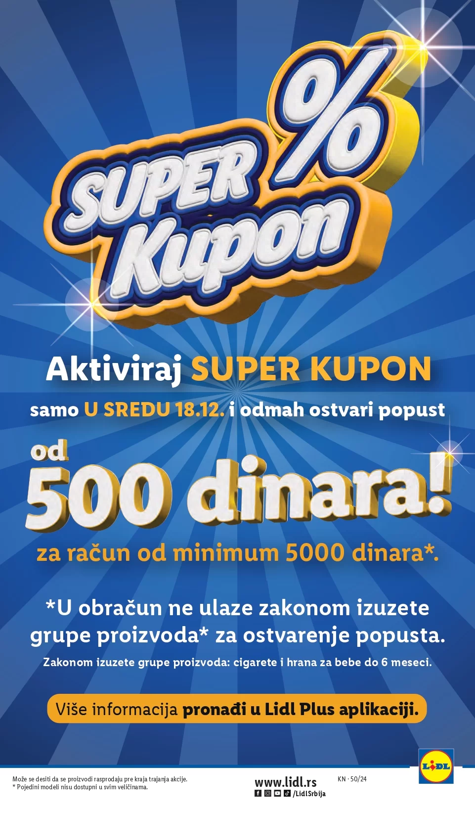 Lidl katalog PREHRANA 12-18.12.2024.