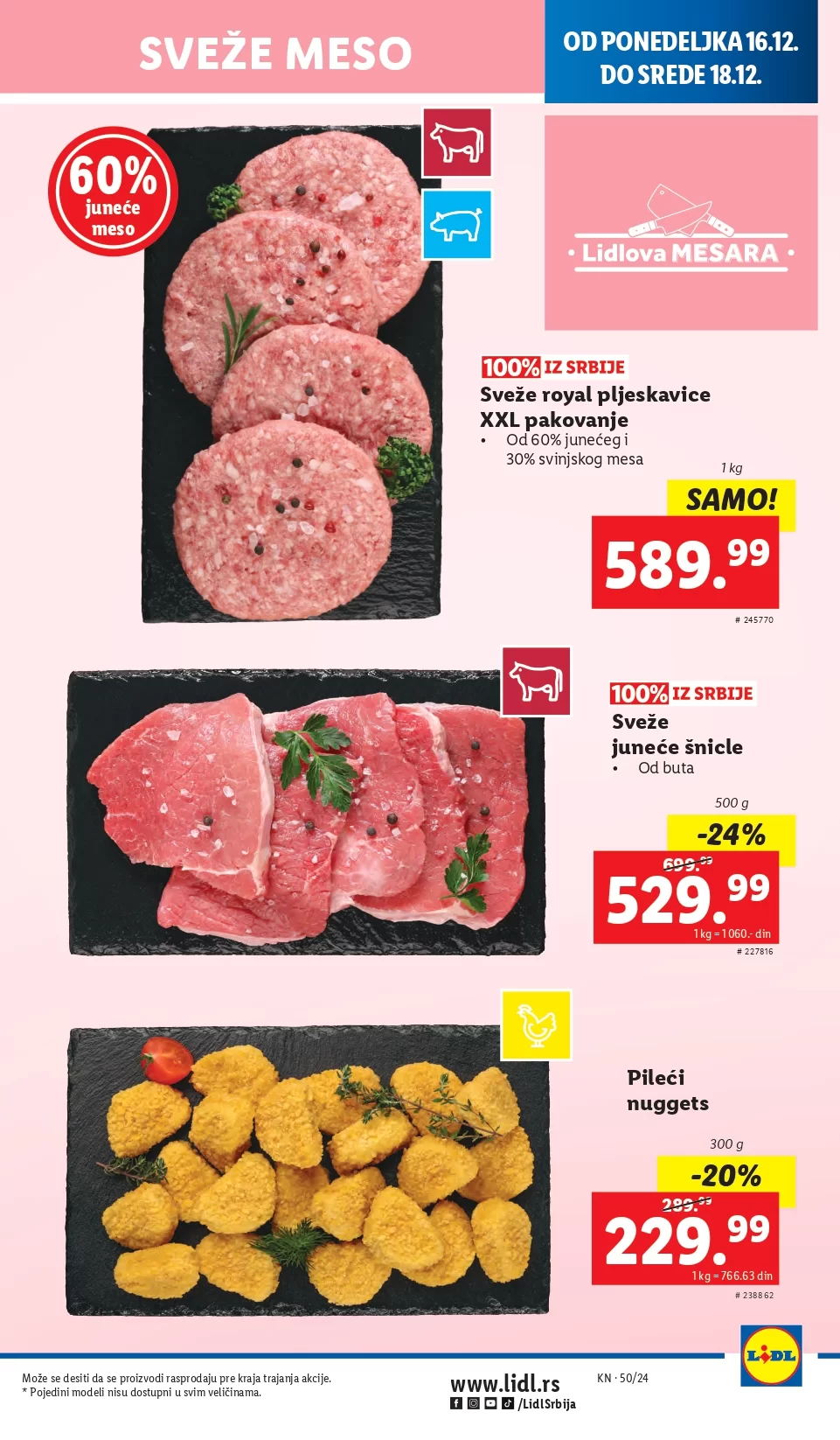 Lidl katalog PREHRANA 12-18.12.2024.