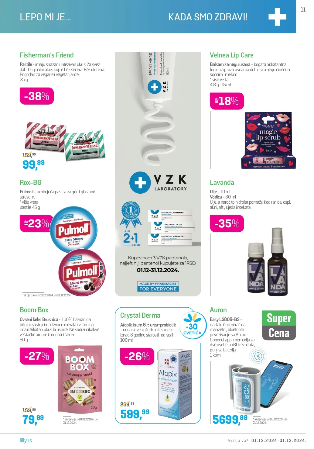 Lilly katalog DECEMBAR 2024.