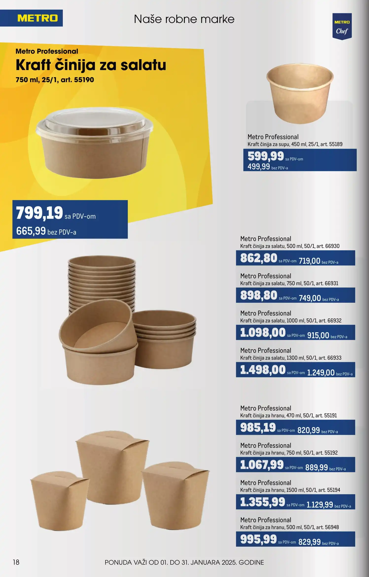 Metro katalog UGOSTITELJI 1-31.1.2025.