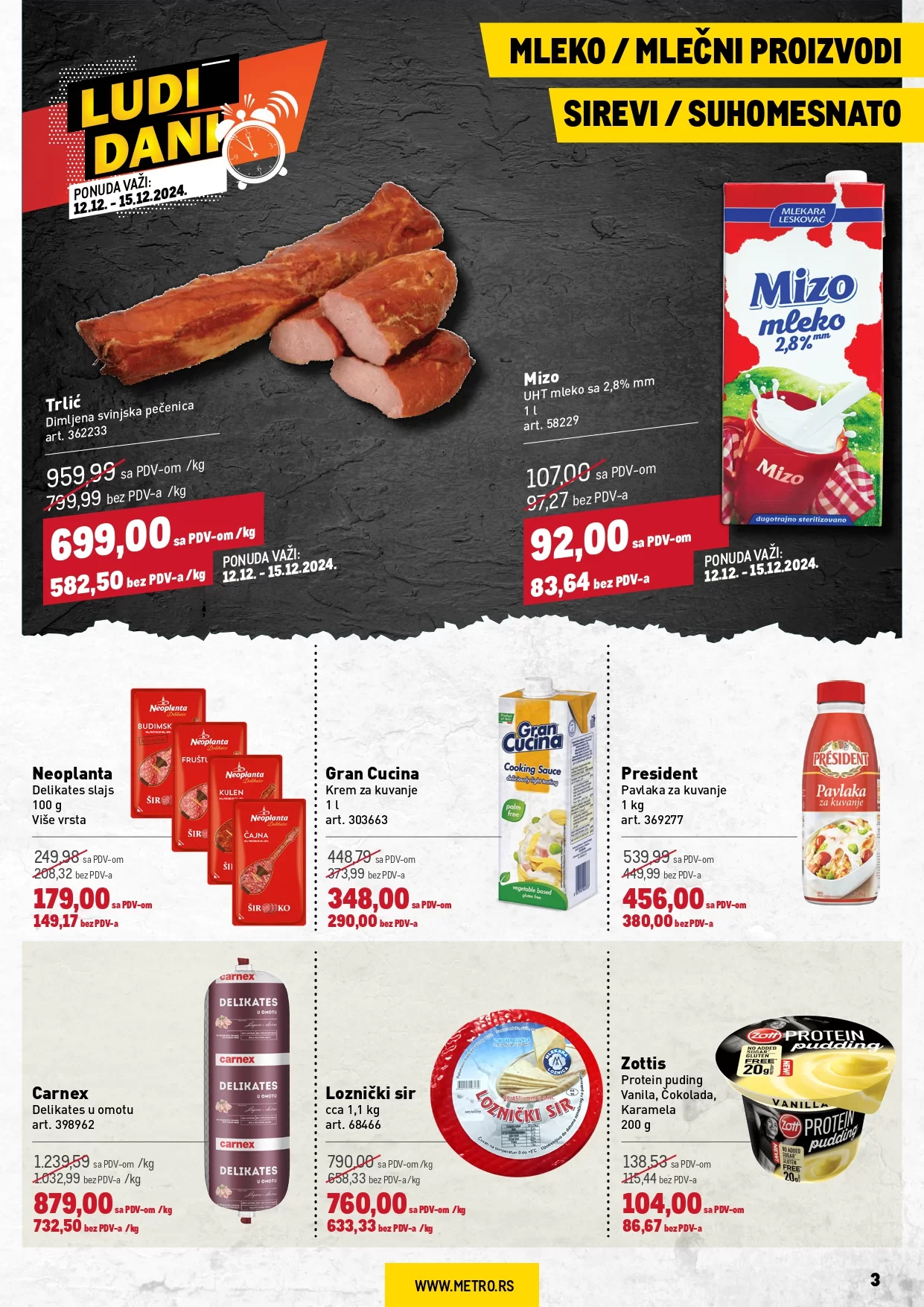 Metro katalog PREHRANA/NEPREHRANA 12-25.12.2024.