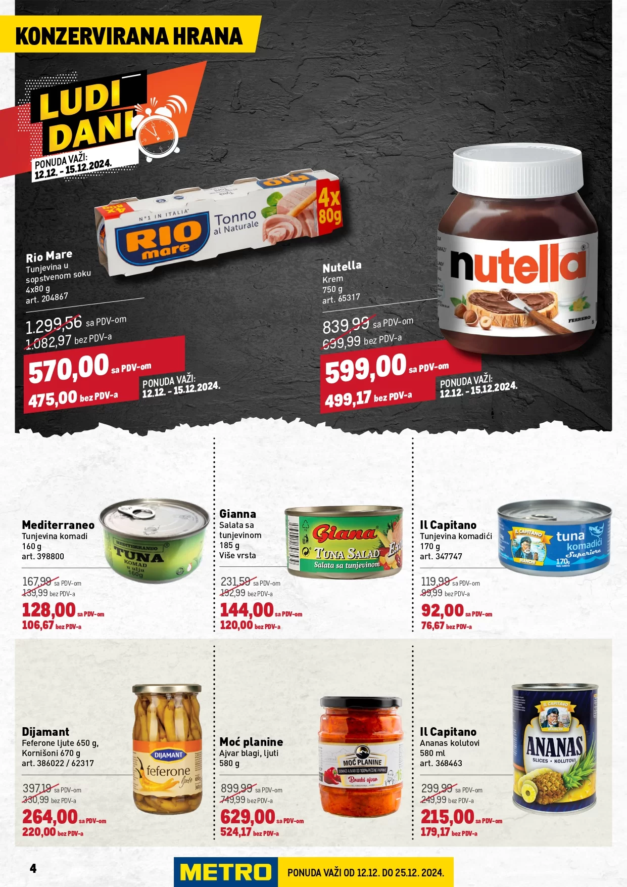 Metro katalog PREHRANA/NEPREHRANA 12-25.12.2024.