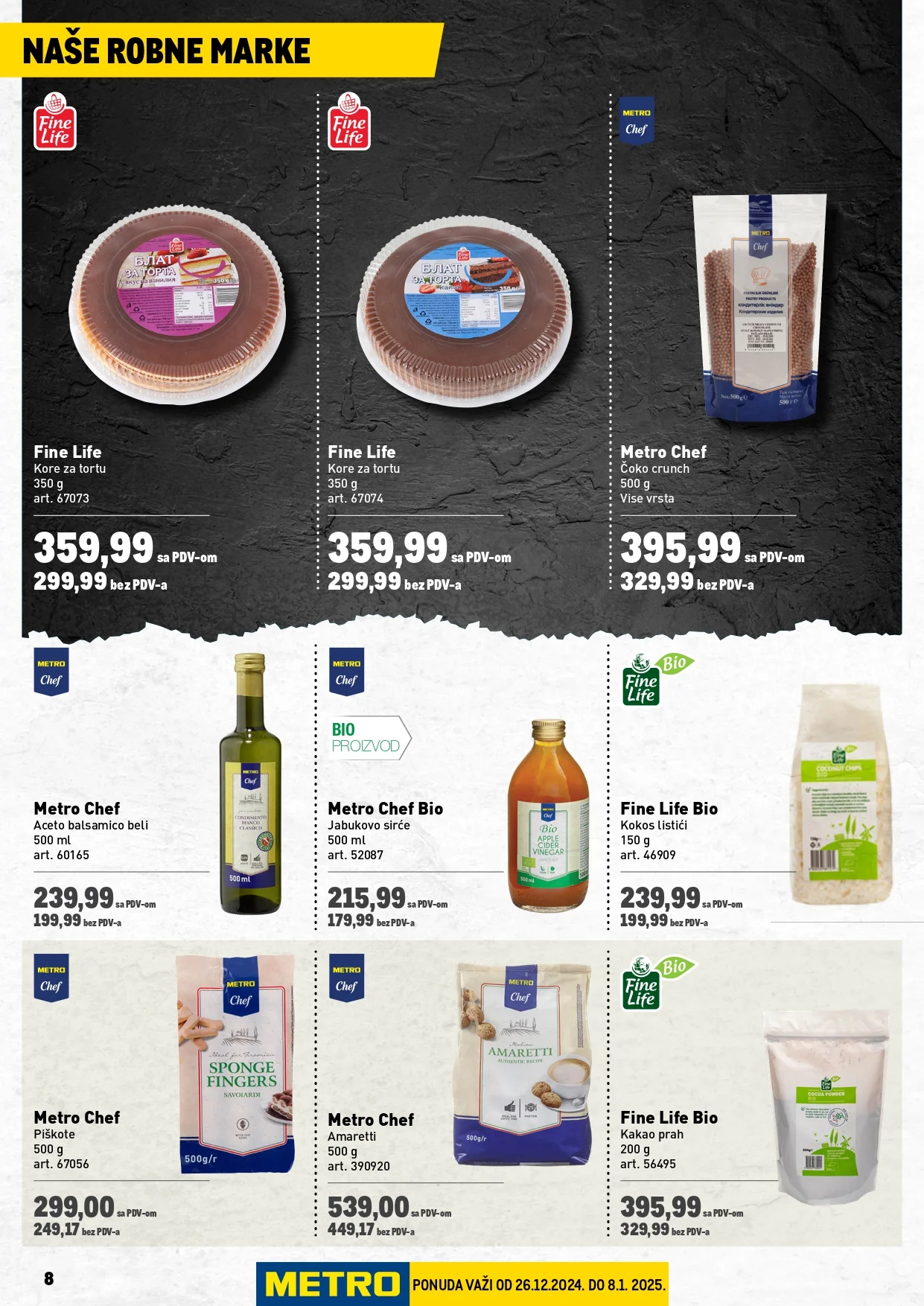Metro katalog PREHRANA/NEPREHRANA 26.12.2024-8.1.2025.