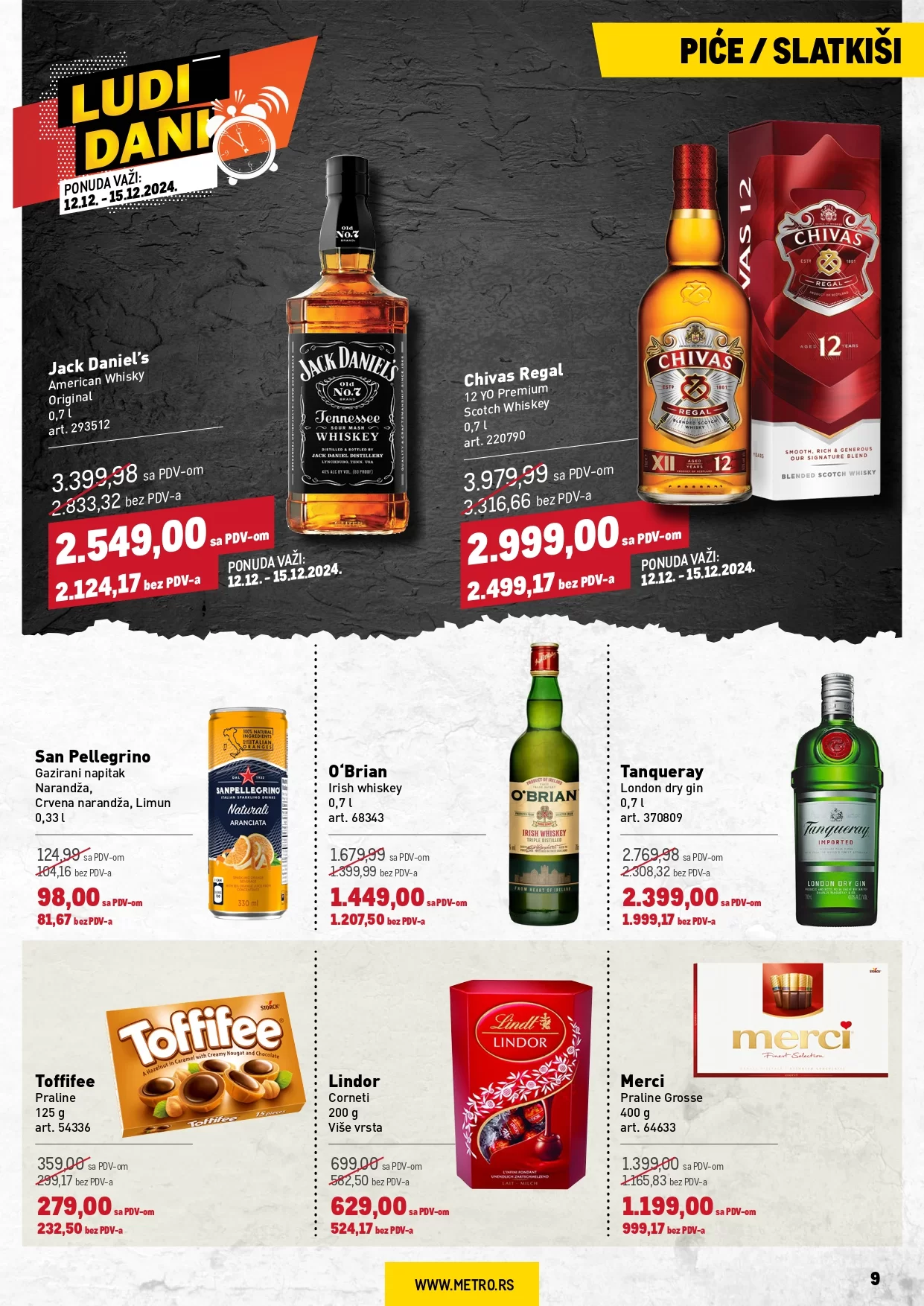 Metro katalog PREHRANA/NEPREHRANA 12-25.12.2024.