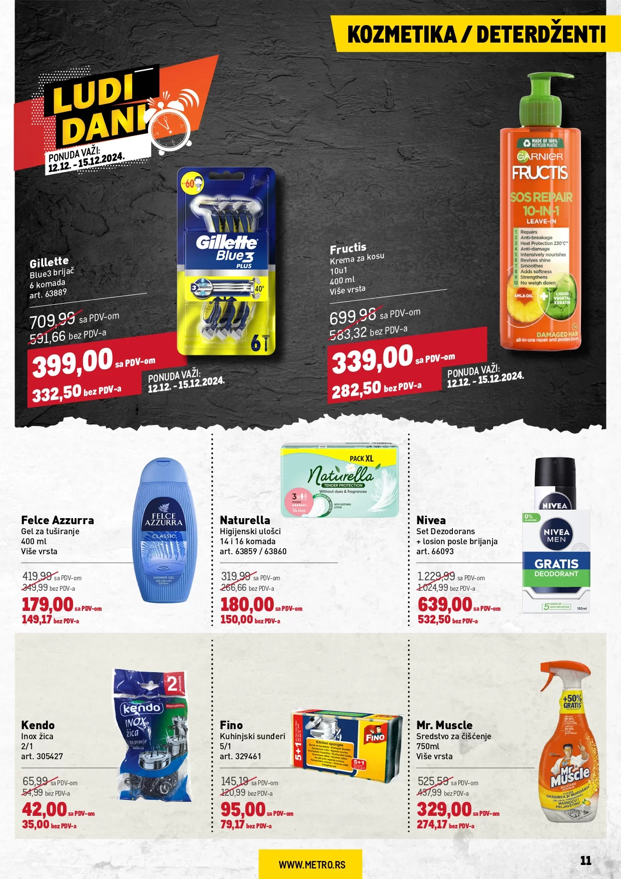 Metro katalog PREHRANA/NEPREHRANA 12-25.12.2024.