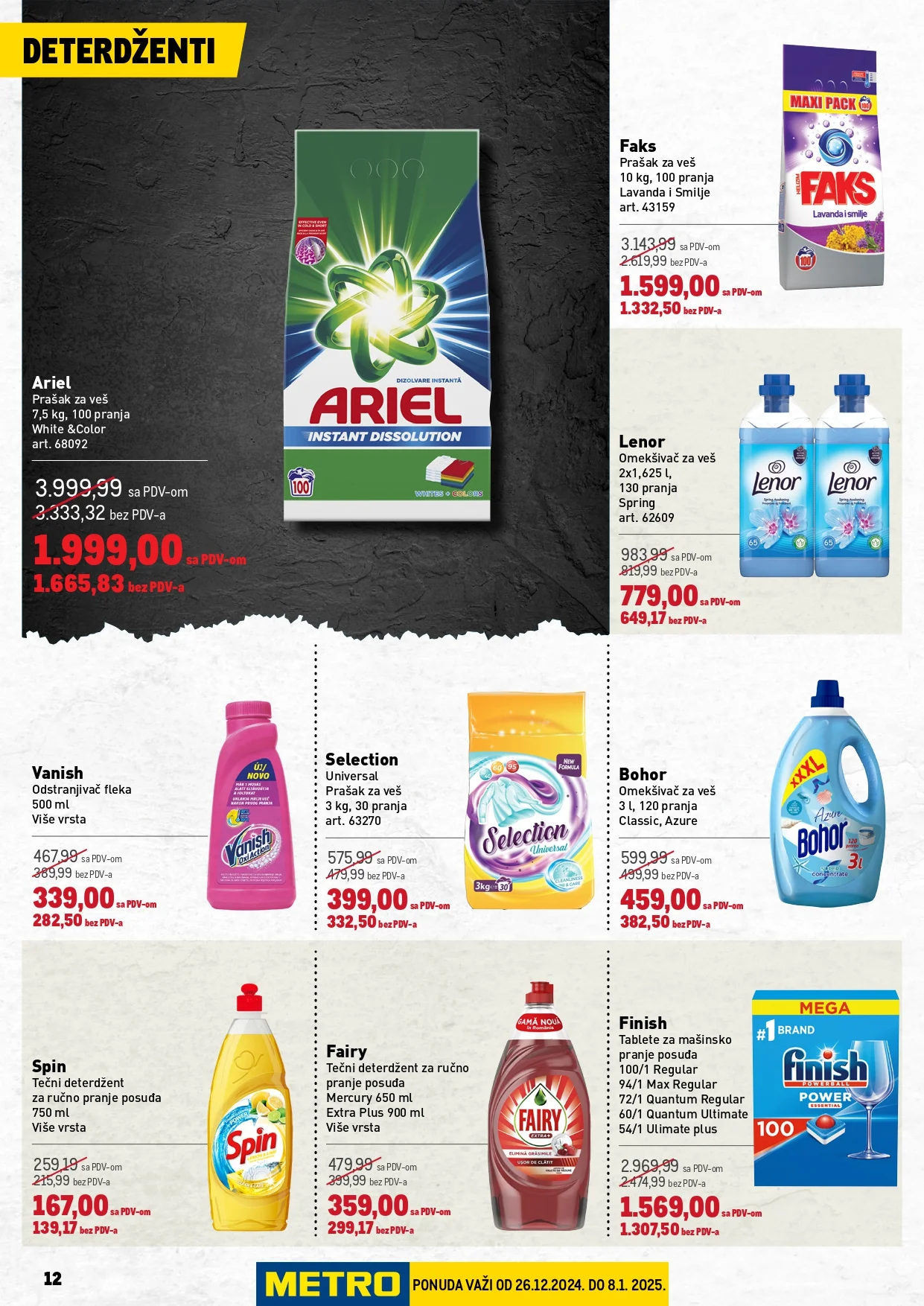 Metro katalog PREHRANA/NEPREHRANA 26.12.2024-8.1.2025.