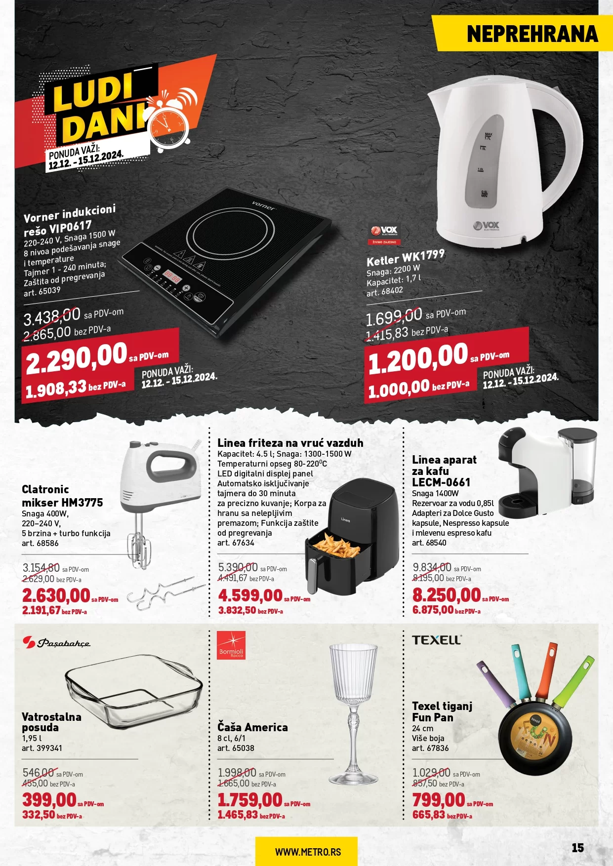 Metro katalog PREHRANA/NEPREHRANA 12-25.12.2024.