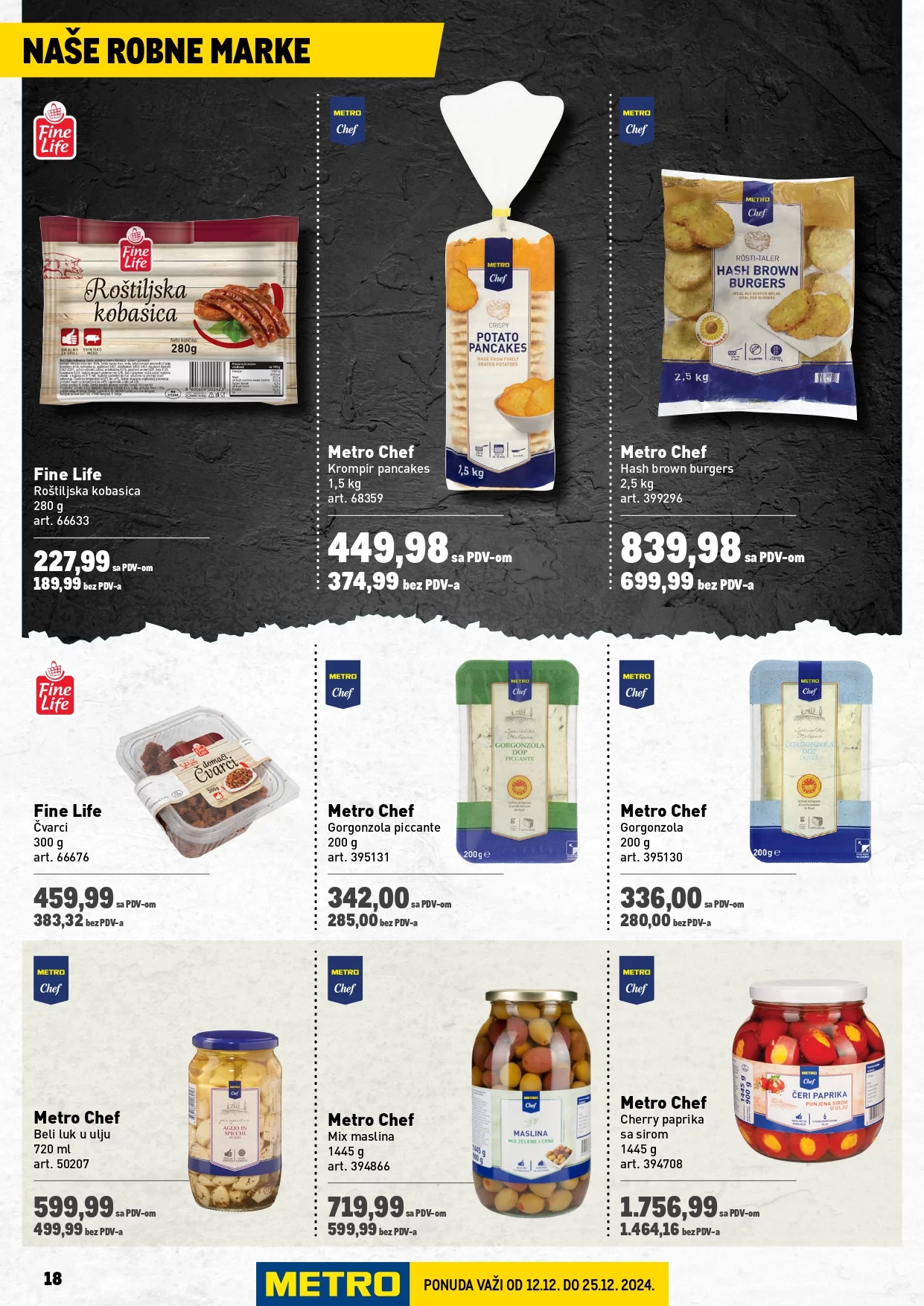Metro katalog PREHRANA/NEPREHRANA 12-25.12.2024.