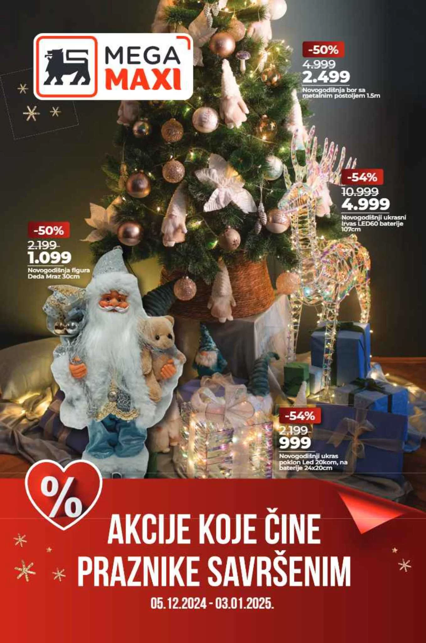 Mega Maxi katalog PRAZNICI 5.12.2024-3.1.2025.