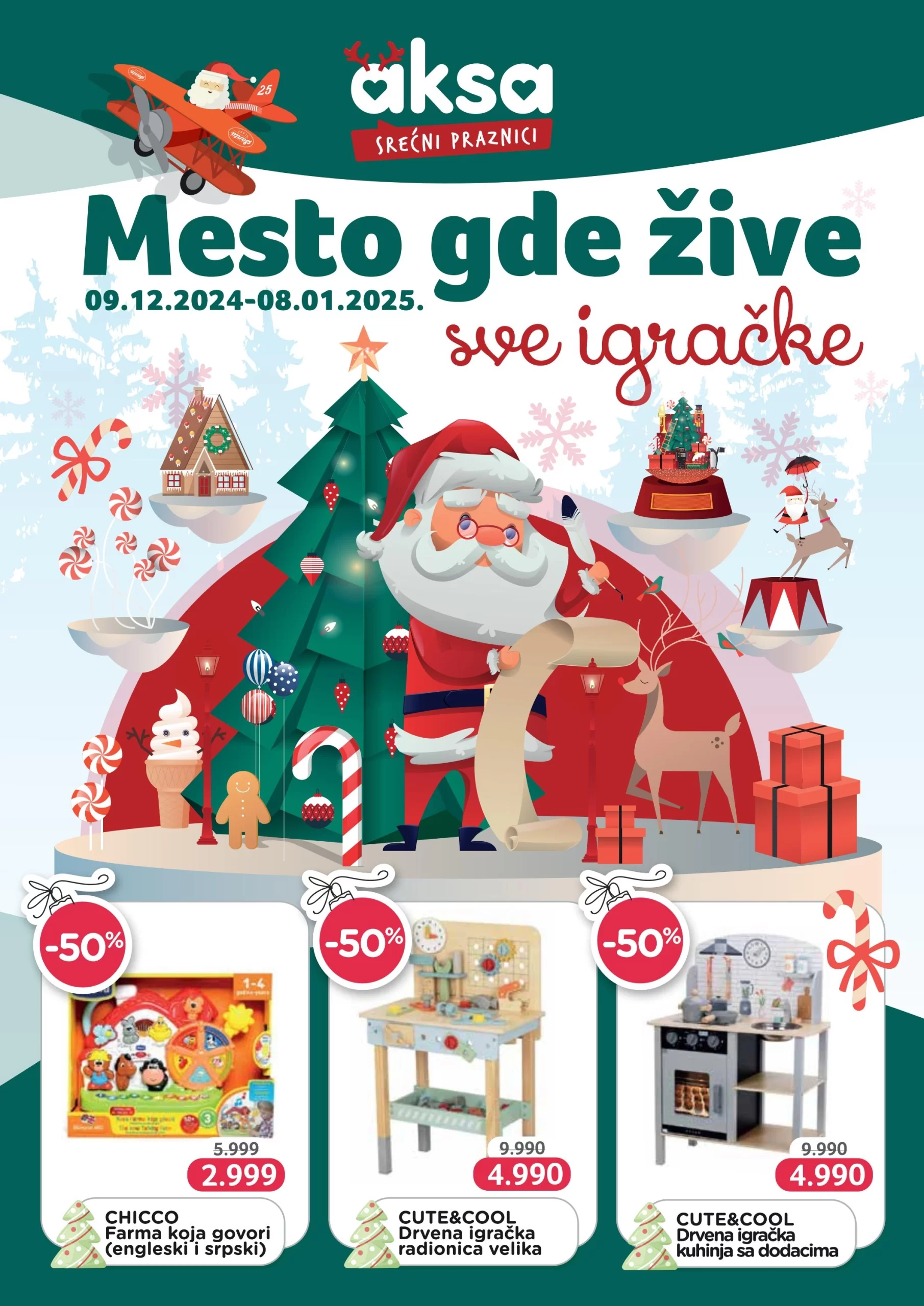 Aksa katalog IGRAČKE 9.12.2024-8.1.2025.