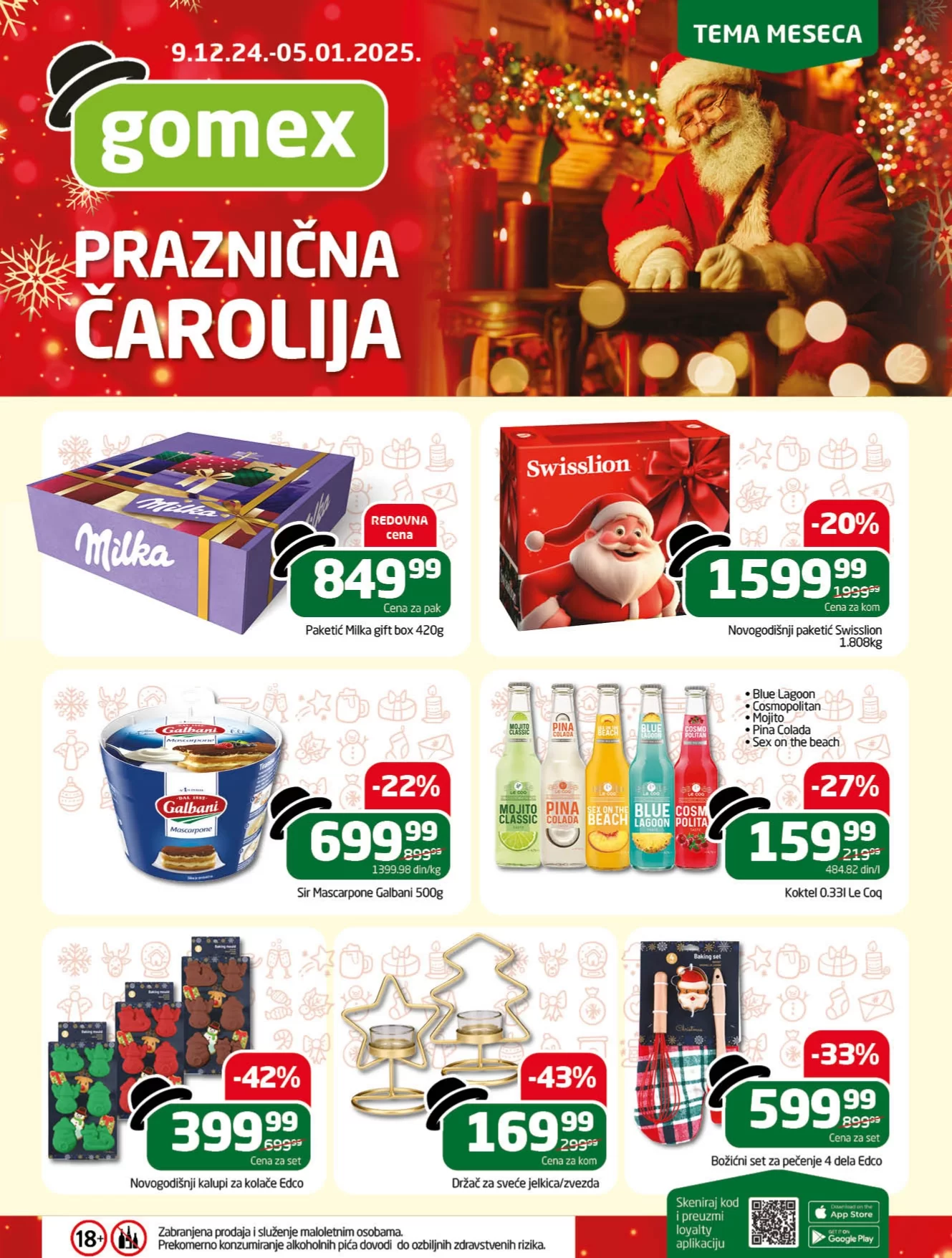 Gomex katalog TEMA MESECA 9.12.2024-5.1.2025.