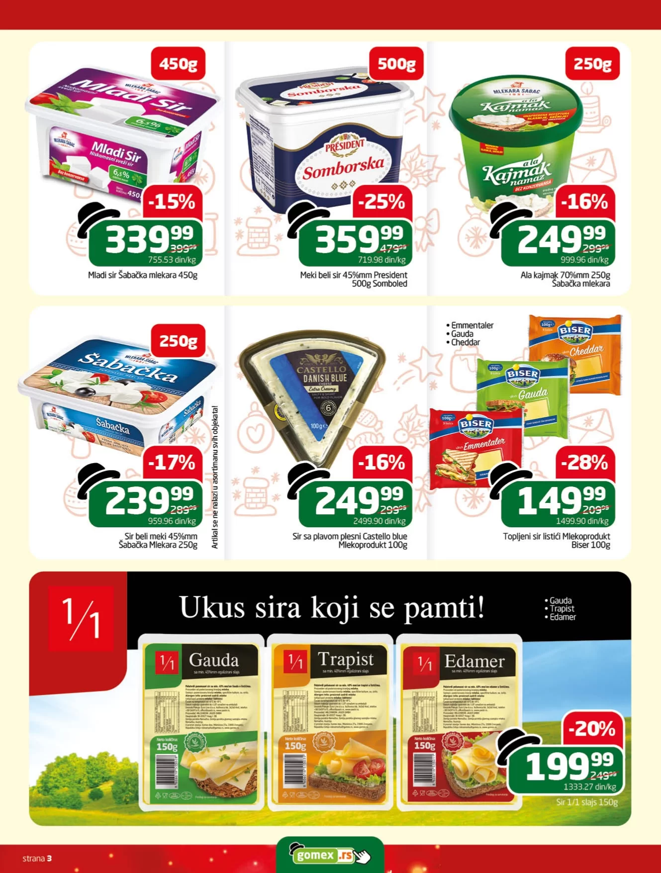 Gomex katalog TEMA MESECA 9.12.2024-5.1.2025.