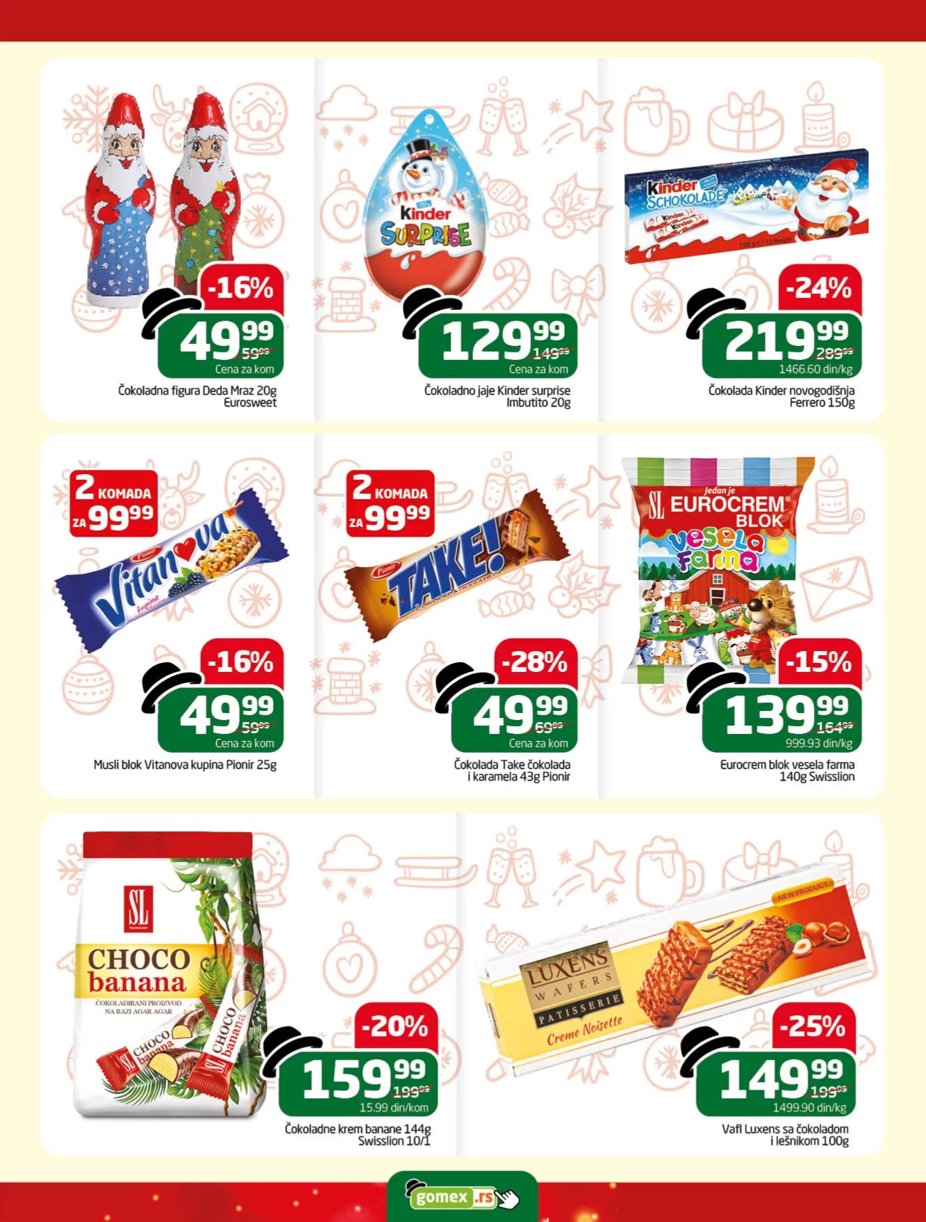 Gomex katalog TEMA MESECA 9.12.2024-5.1.2025.