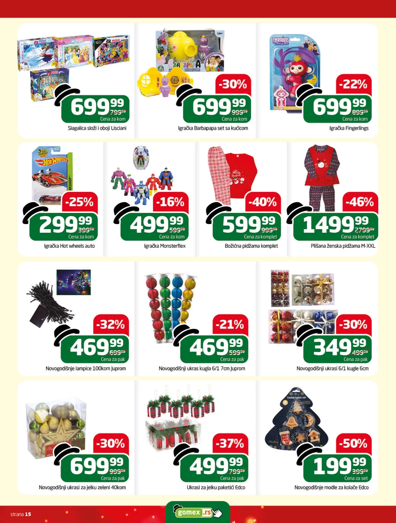Gomex katalog TEMA MESECA 9.12.2024-5.1.2025.