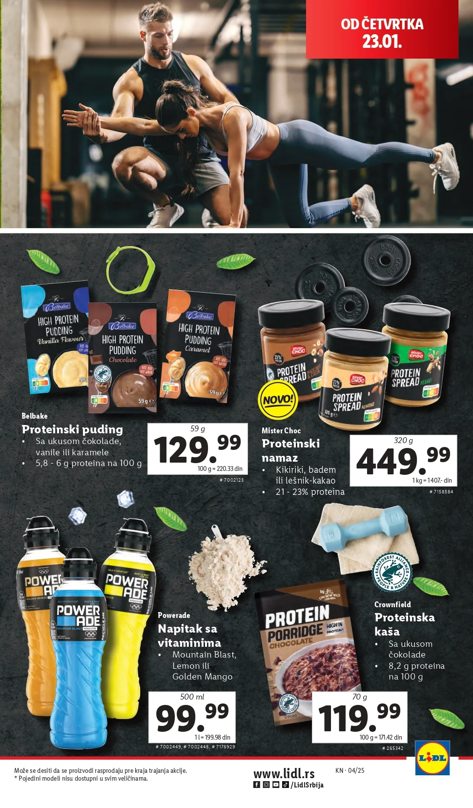 Lidl katalog PREHRANA 23-29.1.2025.
