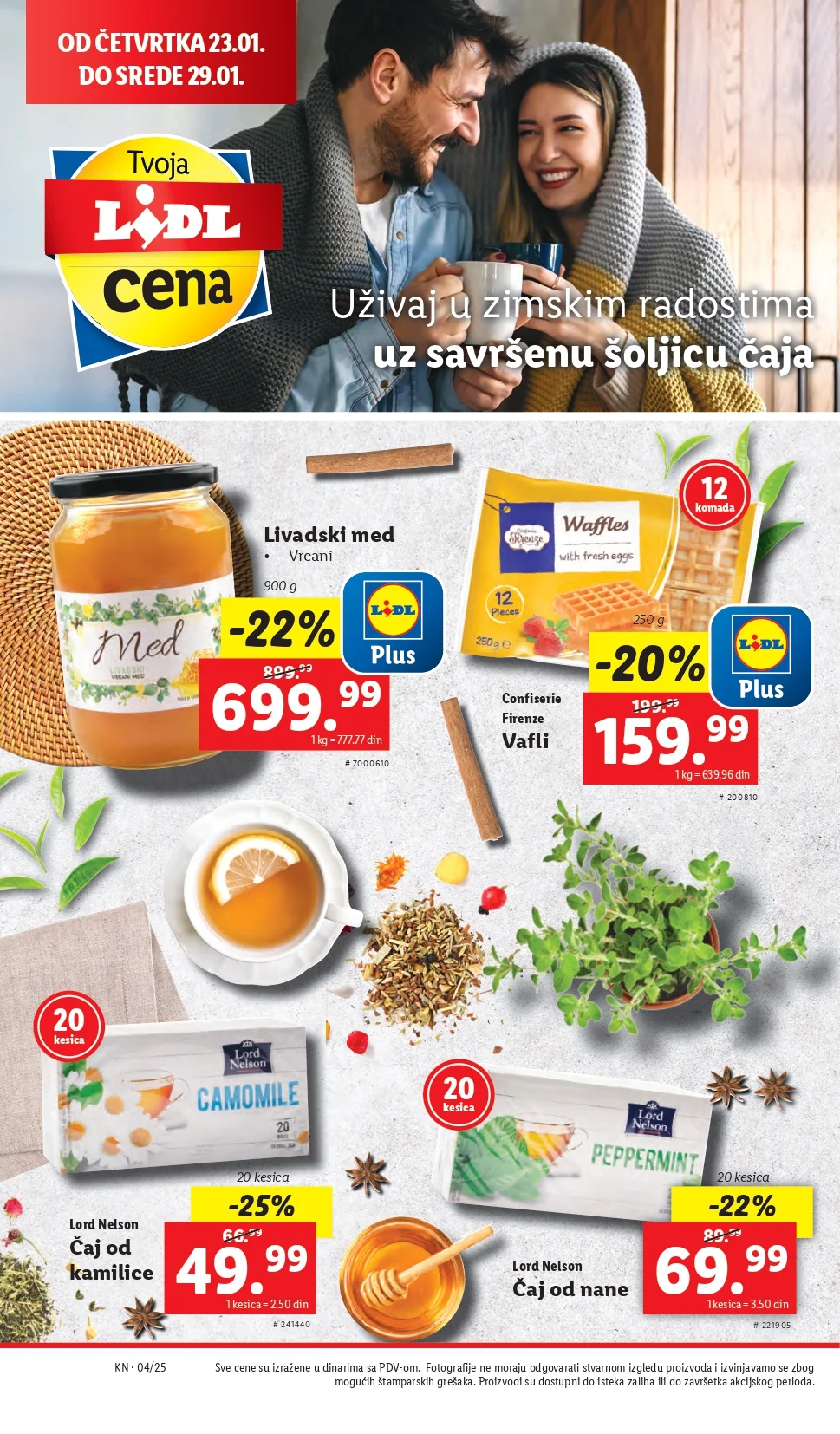 Lidl katalog PREHRANA 23-29.1.2025.