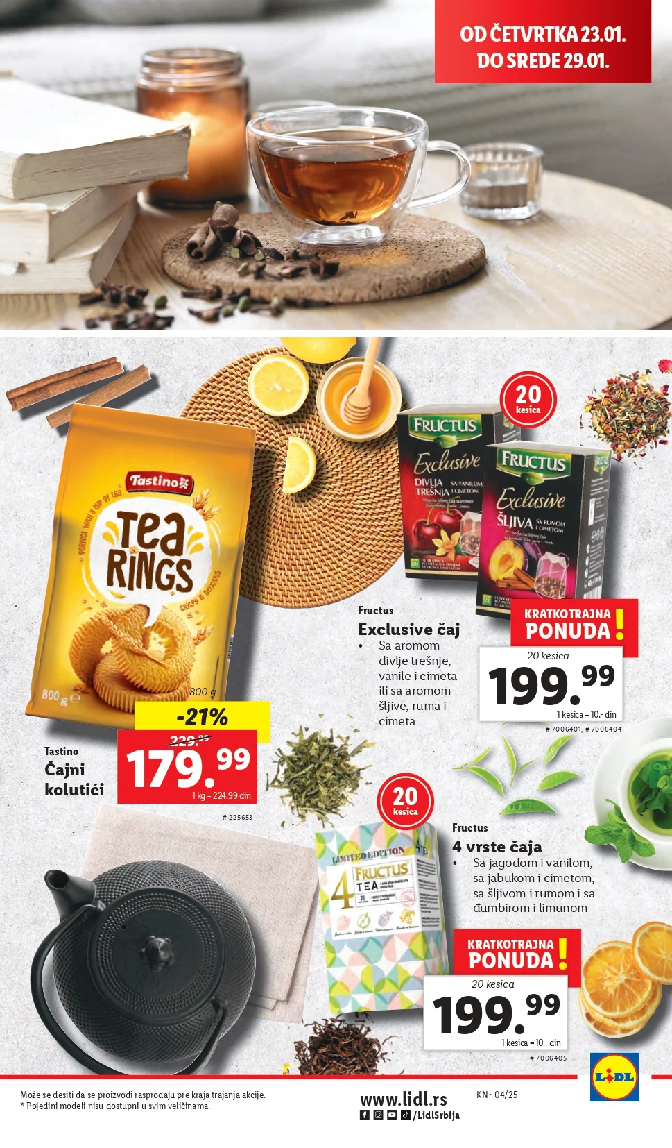 Lidl katalog PREHRANA 23-29.1.2025.