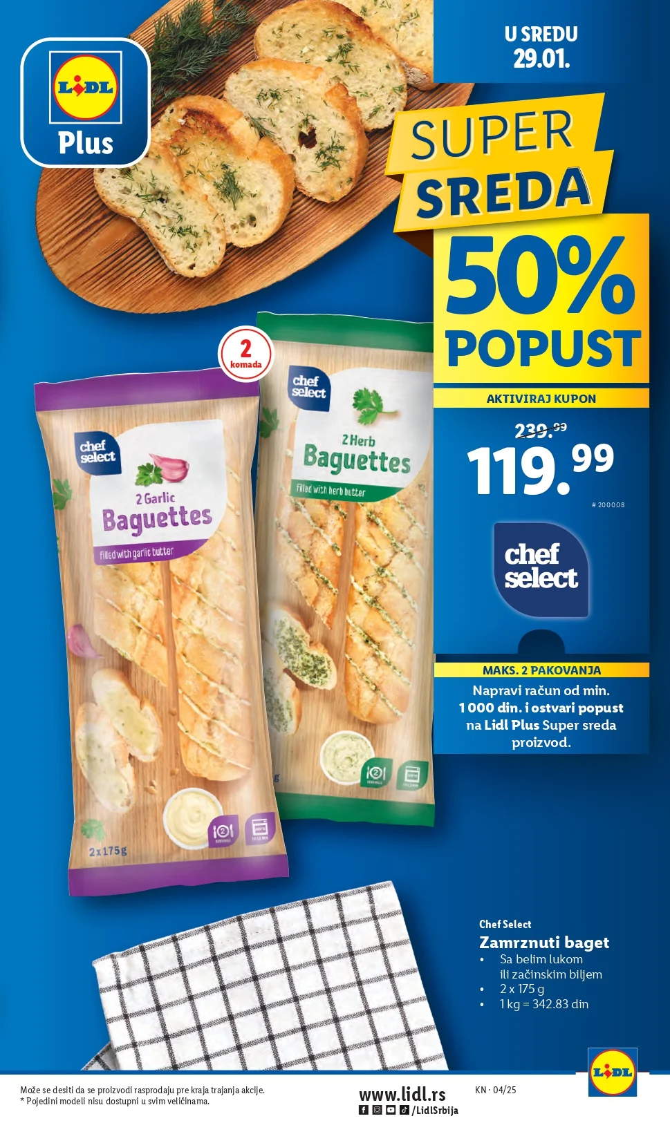 Lidl katalog PREHRANA 23-29.1.2025.