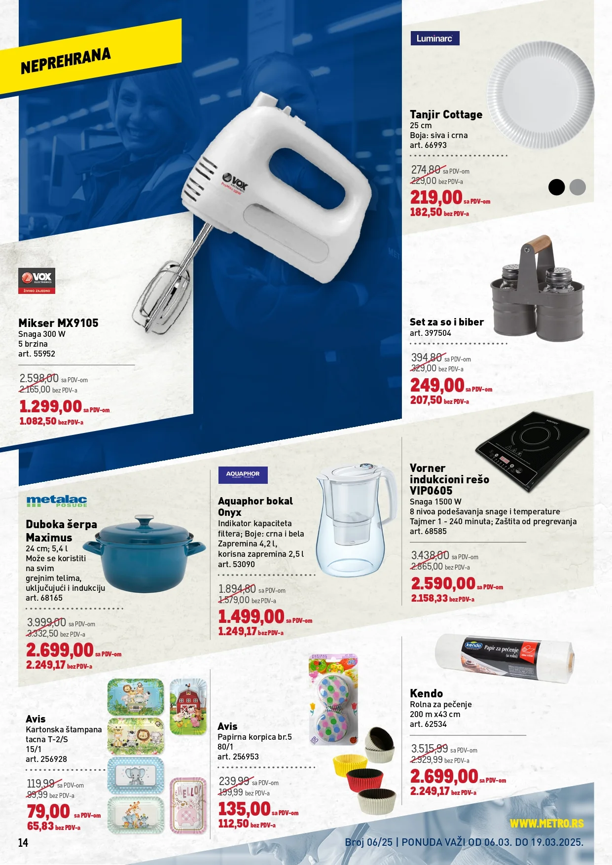 Metro katalog PREHRANA/NEPREHRANA 6-19.3.2025.