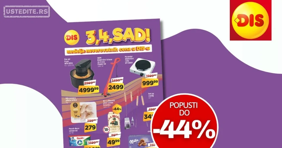 Dis SUPER AKCIJA 21-27.4.2025.