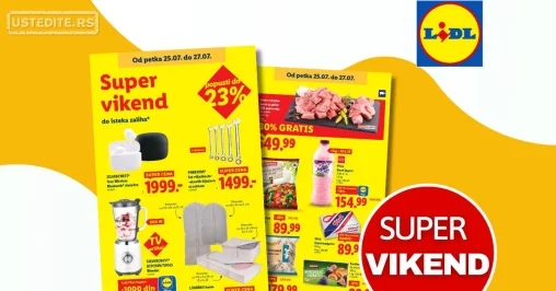 Lidl VIKEND AKCIJA 25-27.7.2025.